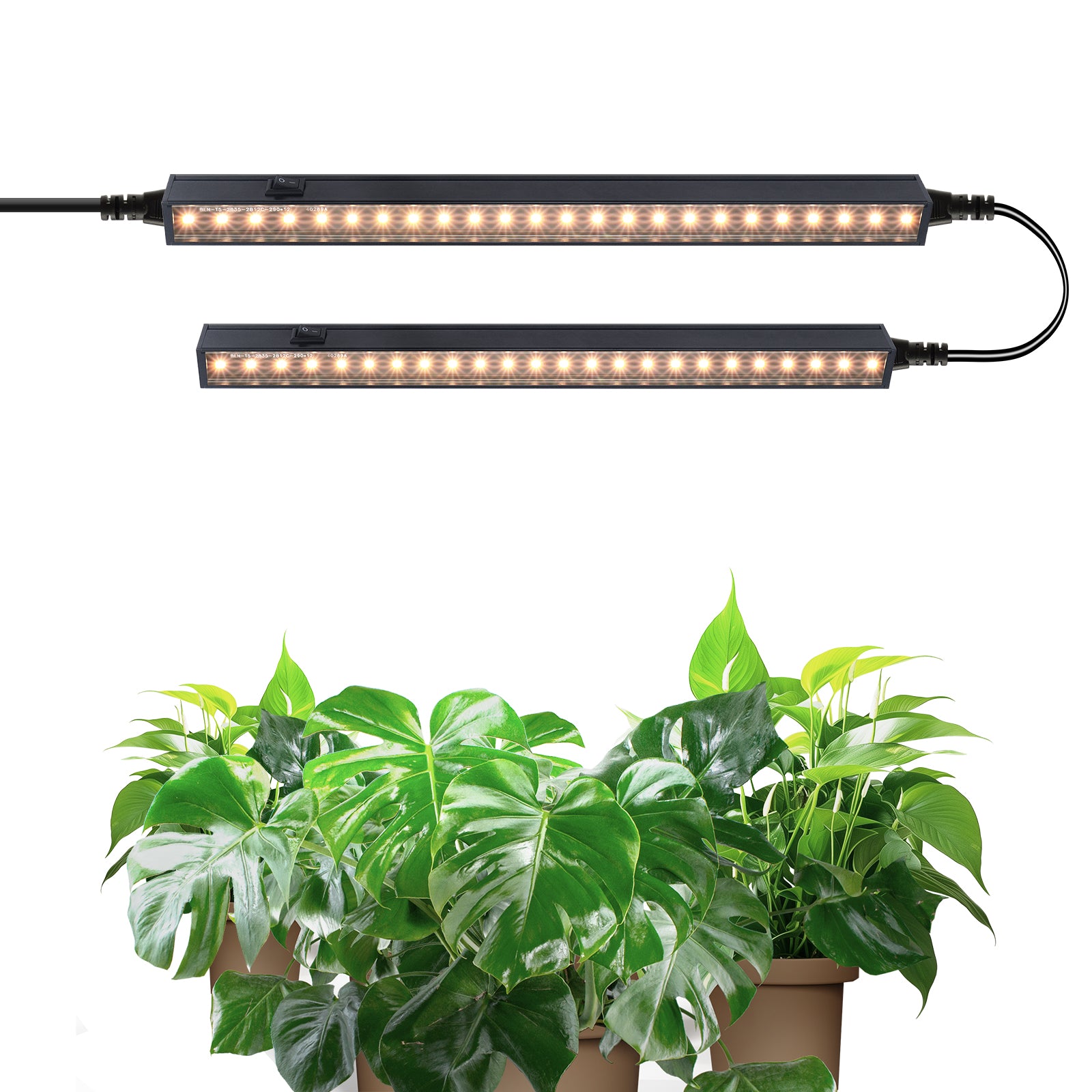 Barrina T5 5W LED Grow Lights 1FT Yellow Light 2 Pack | Magnetic Installation & Linkable | NC05