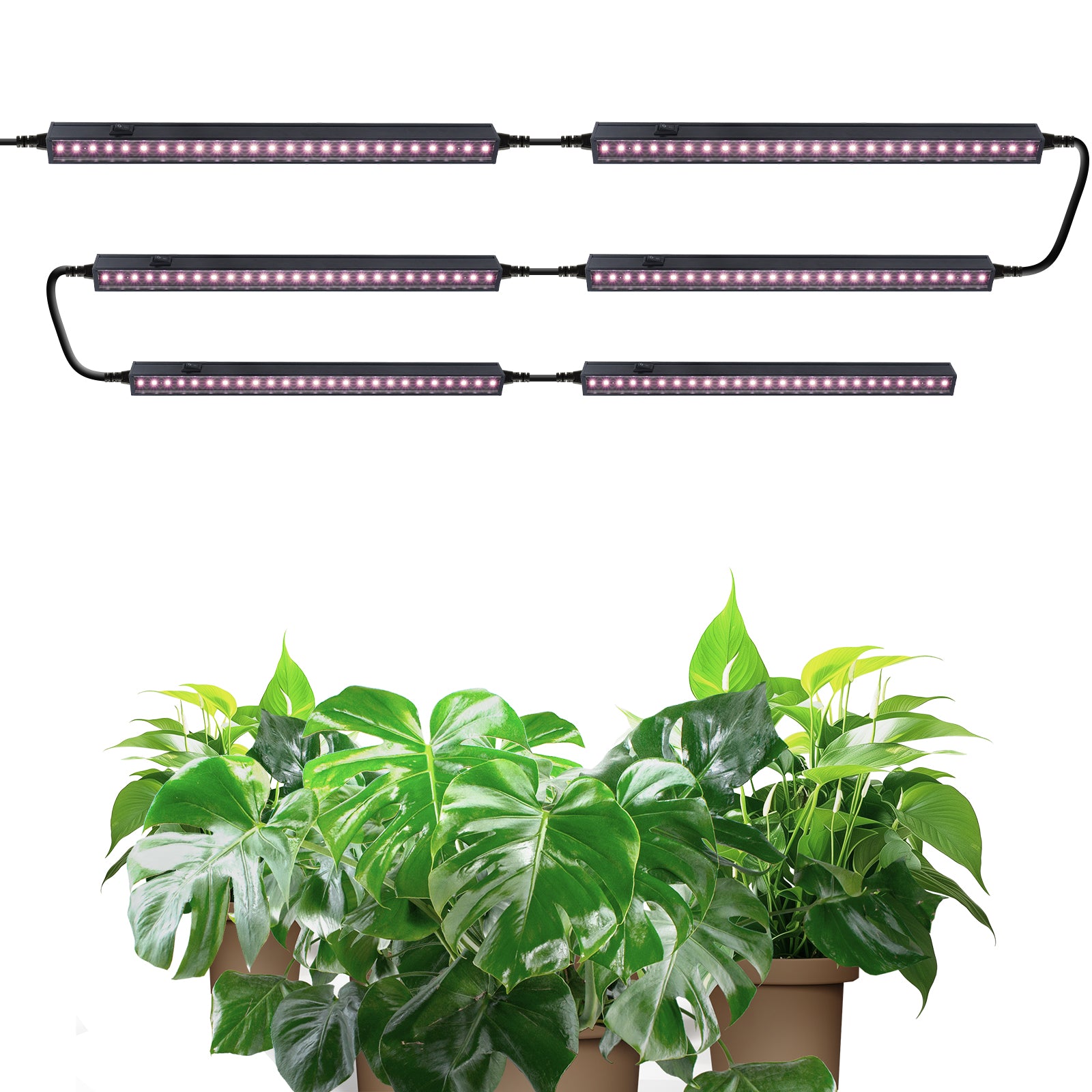 Barrina T5 5W LED Grow Lights 1FT Pinkish White | Magnetic Installation & Linkable | NC05