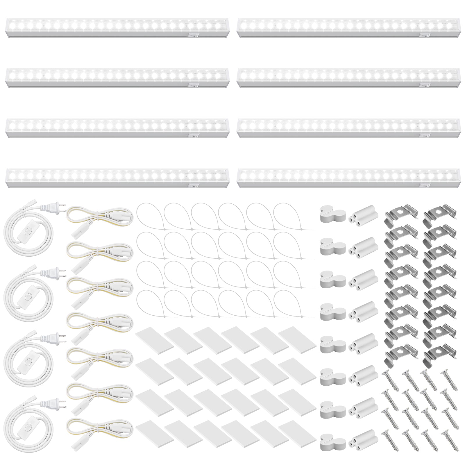 Barrina T5 5W LED Grow Lights 1FT 5000K 8 Pack | Full Specturm & Linkable | MC05