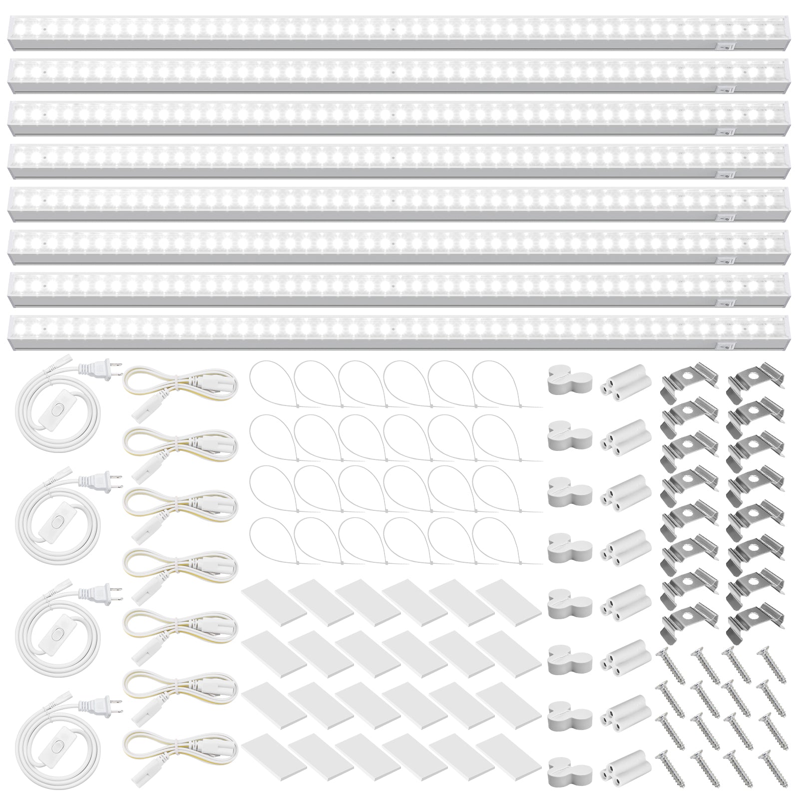 Barrina T5 10W LED Grow Lights 2FT 5000K 8 Pack | Full Spectrum & Linkable | MF10