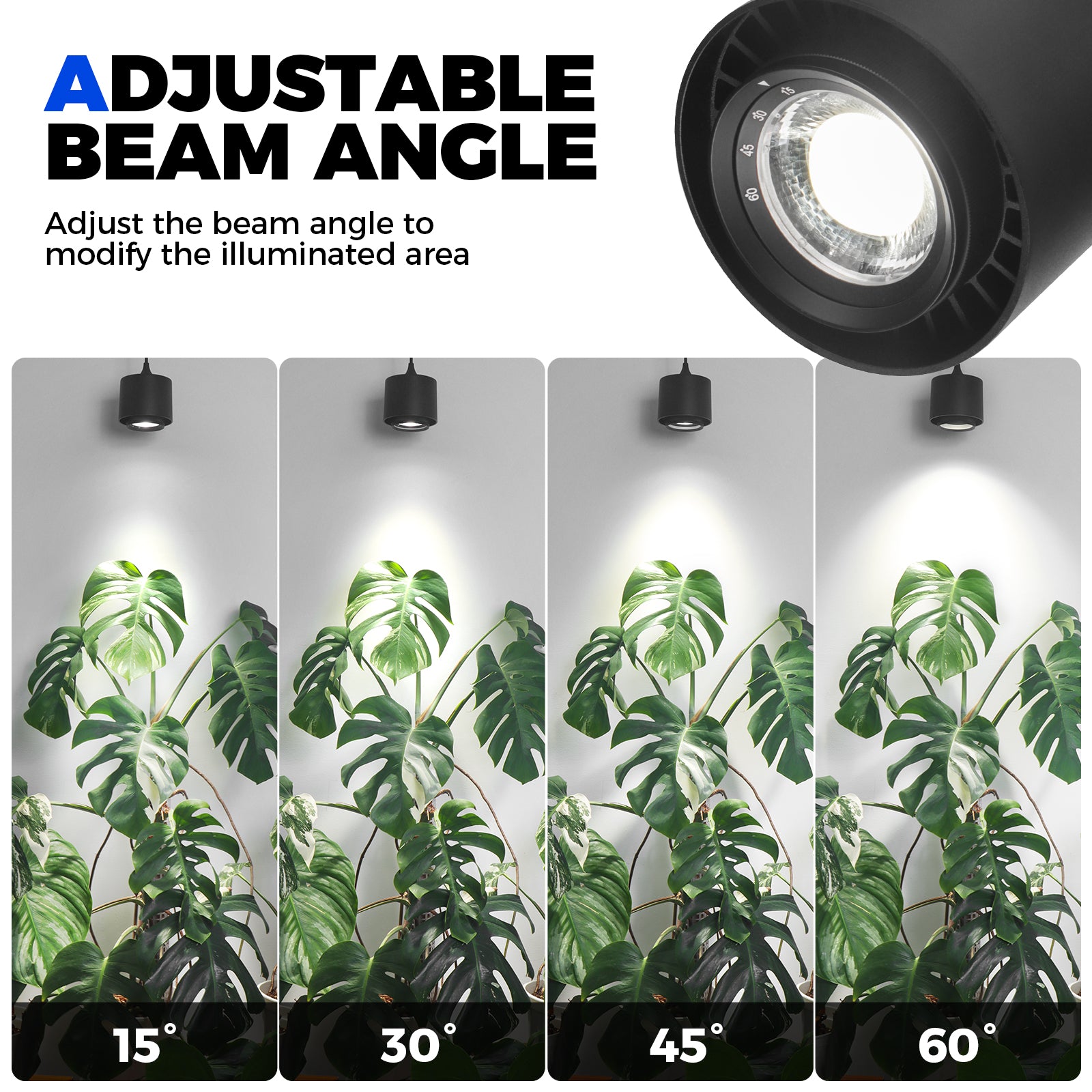 Barrina TR40 40W LED Grow Lights 5000K | Full Spectrum, Hanging & Timer | TR-40