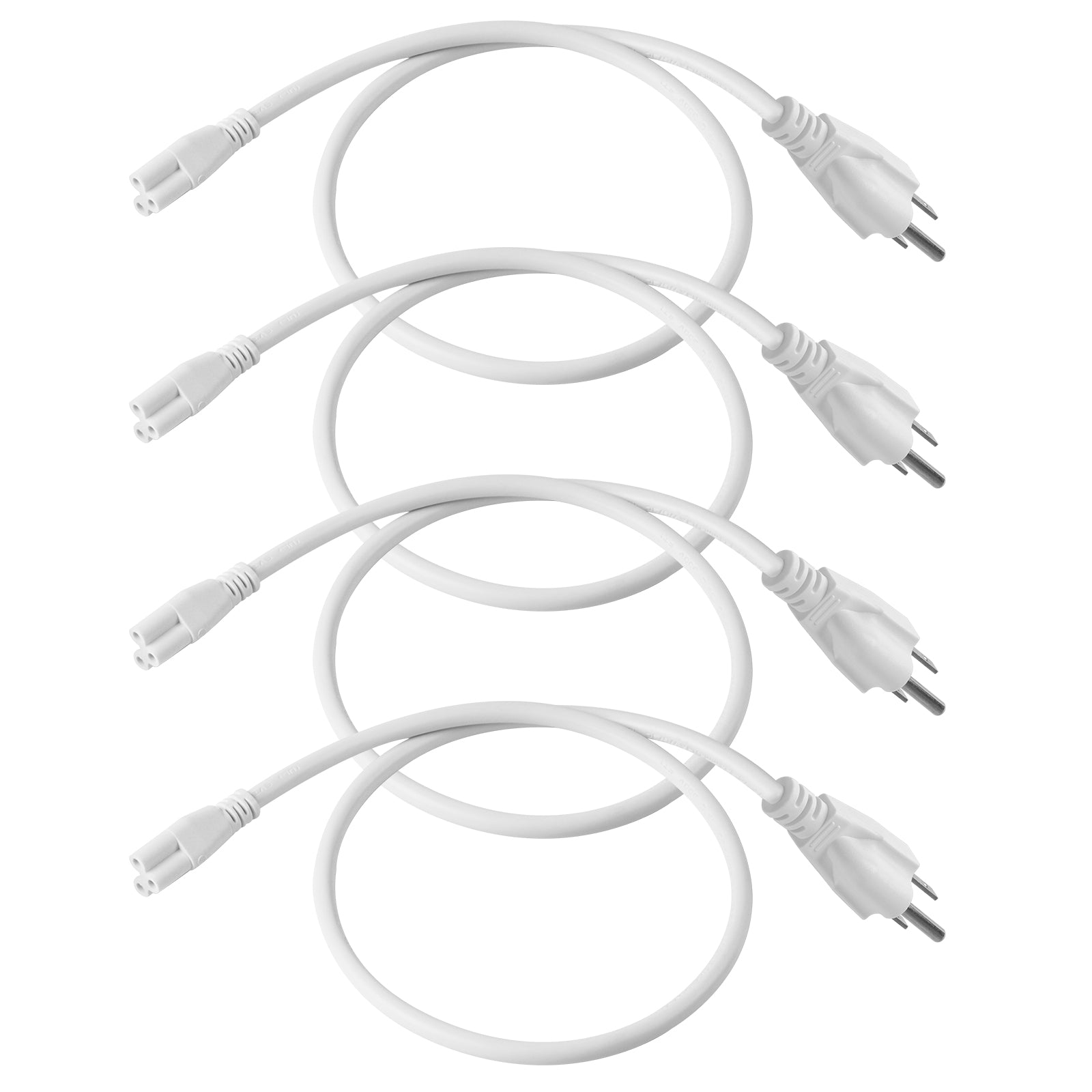 Power Extension Cords for T8 & TX-S Grow Lights | 3 Prong Plug