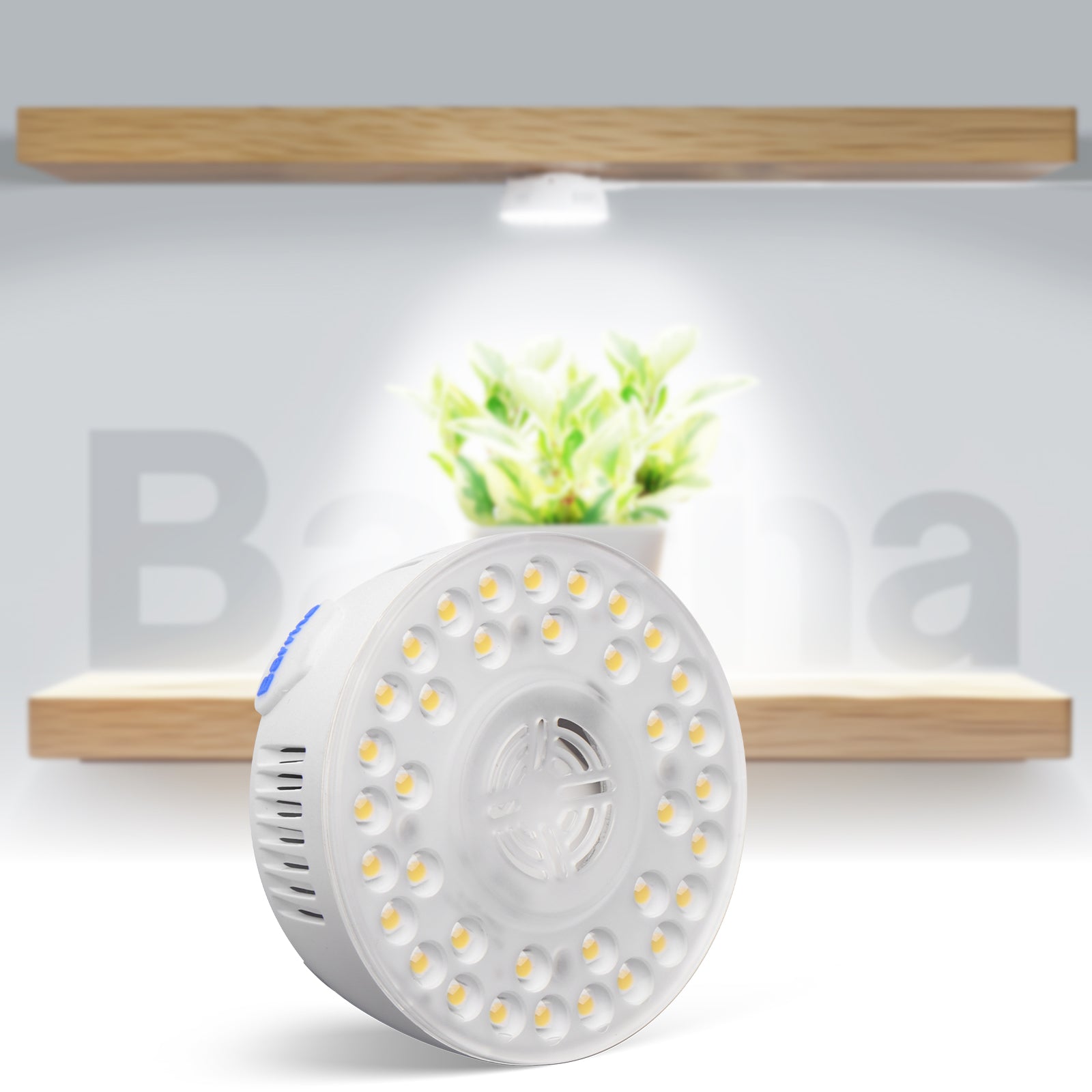 Barrina Orbgrow 9W LED Puck Grow Lights 5000K | Full Spectrum, Magnetic & Linkable | OG09