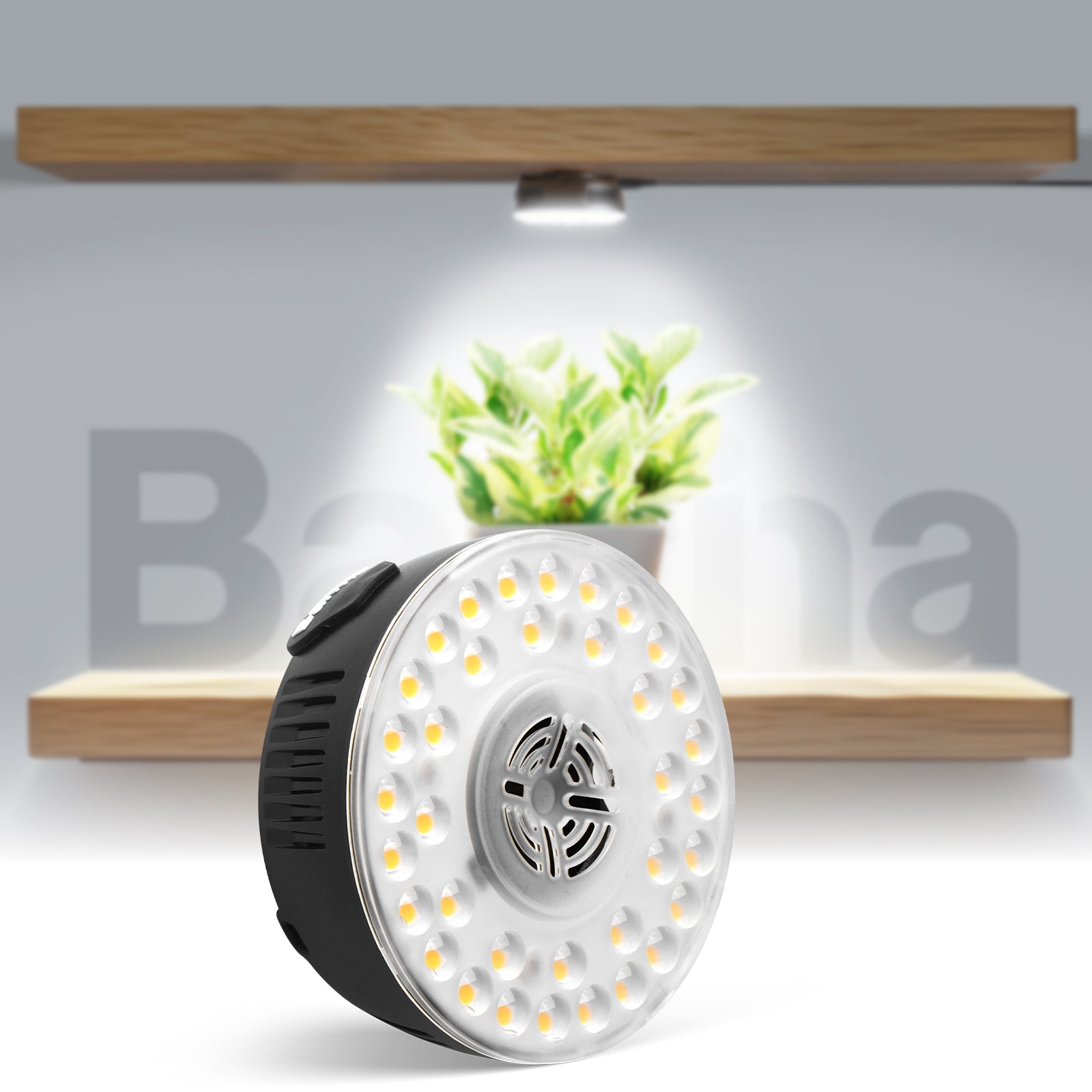 Barrina Orbgrow 9W LED Puck Grow Lights 5000K | Full Spectrum, Magnetic & Linkable | OG09