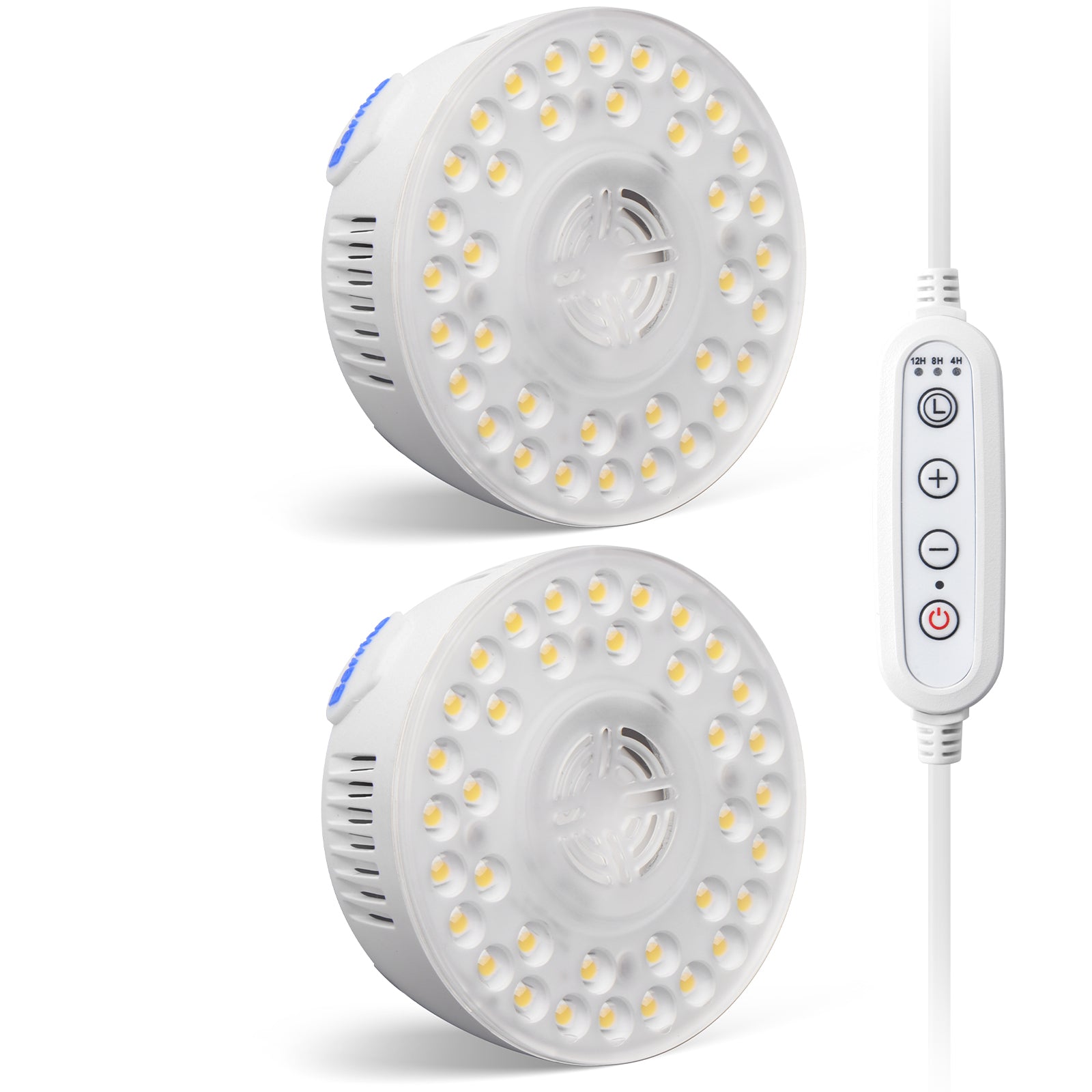 Barrina Orbgrow 9W LED Puck Grow Lights 5000K | Full Spectrum, Magnetic, Timer, Dimmable & Linkable