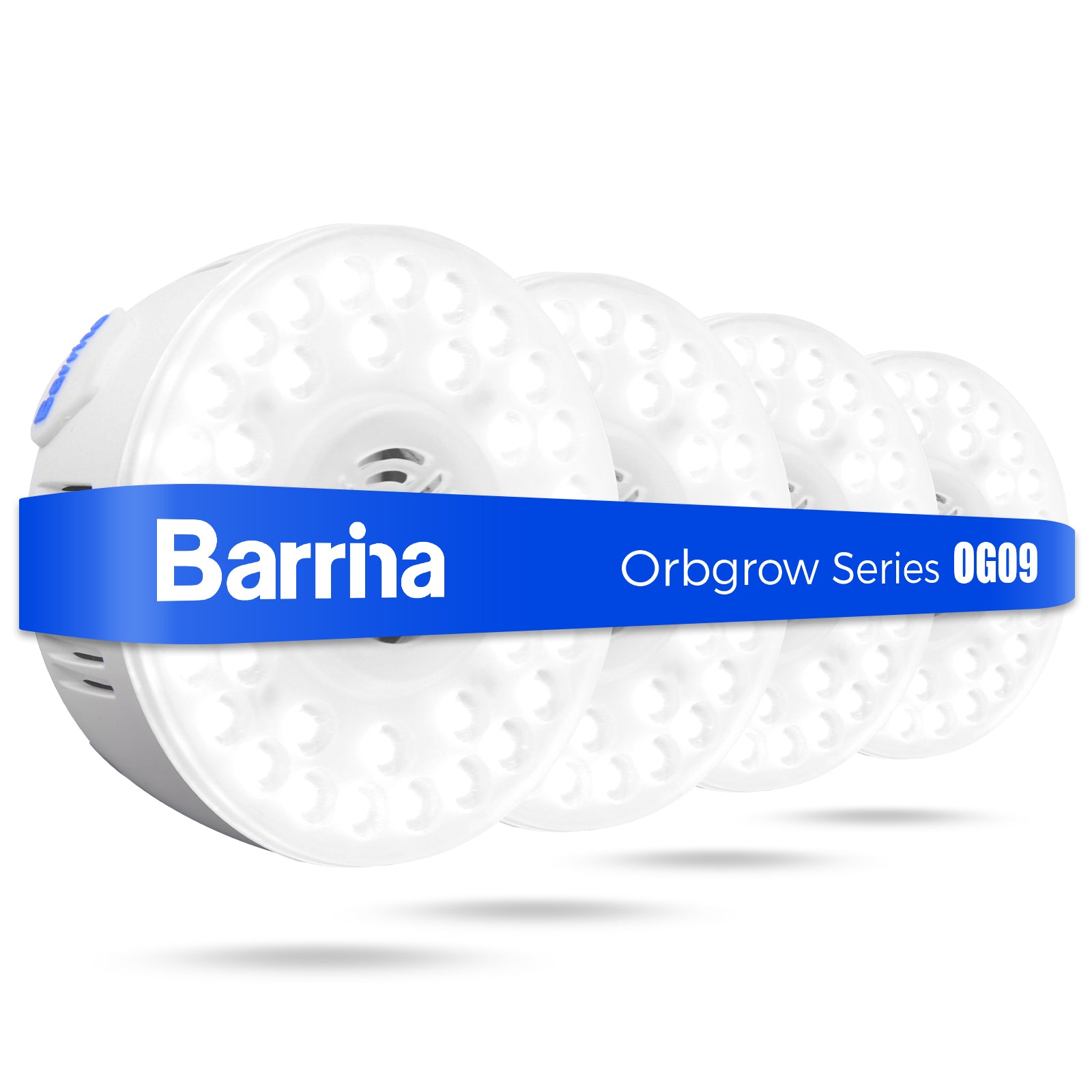 Barrina Orbgrow 9W LED Puck Grow Lights 5000K | Full Spectrum, Magnetic & Linkable | OG09