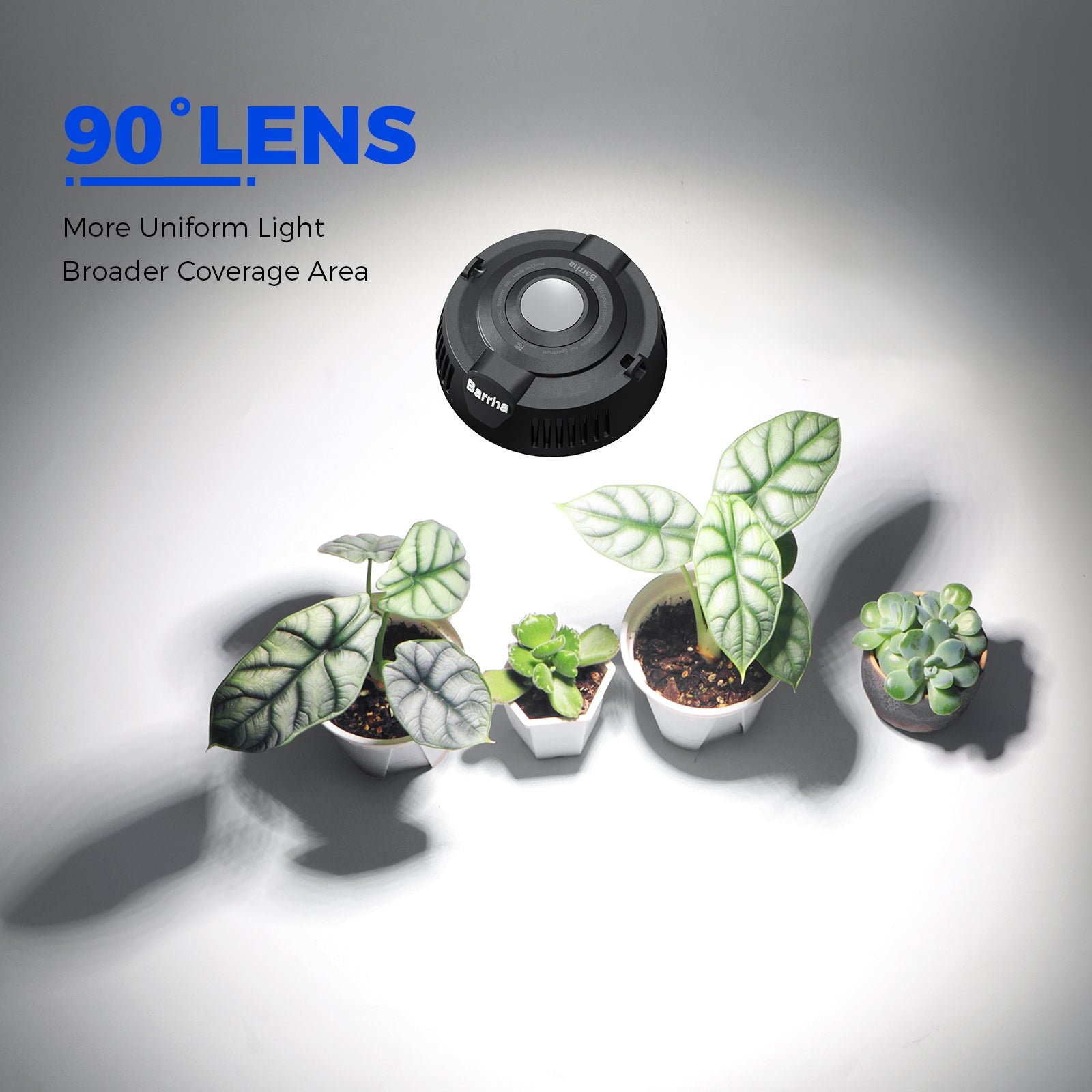 Barrina Orbgrow 9W LED Puck Grow Lights 5000K | Full Spectrum, Magnetic, Timer, Dimmable & Linkable | OG09