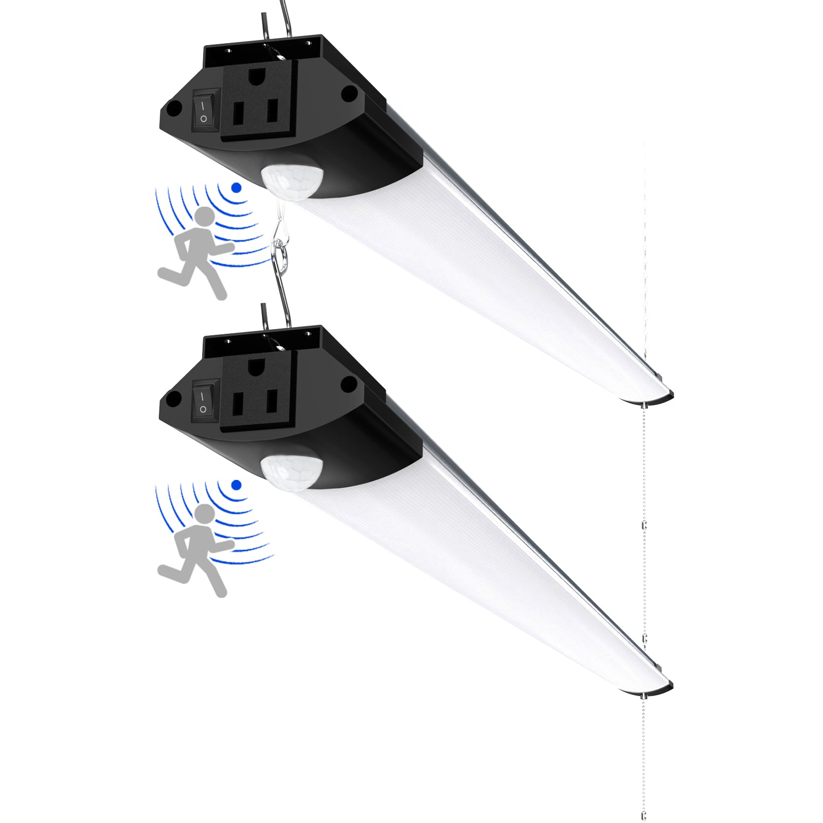 Barrina 84W LED Shop Light 4FT 5000K 10000LM | Motion Sensor & Hanging Mount | BS84