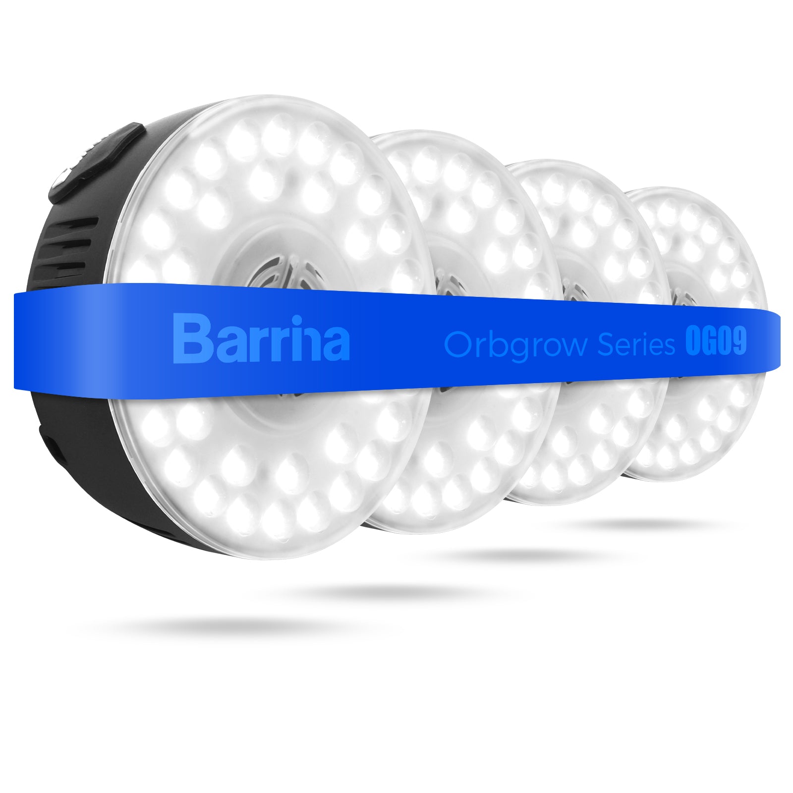 Barrina Orbgrow 9W LED Puck Grow Lights 5000K | Full Spectrum, Magnetic & Linkable | OG09