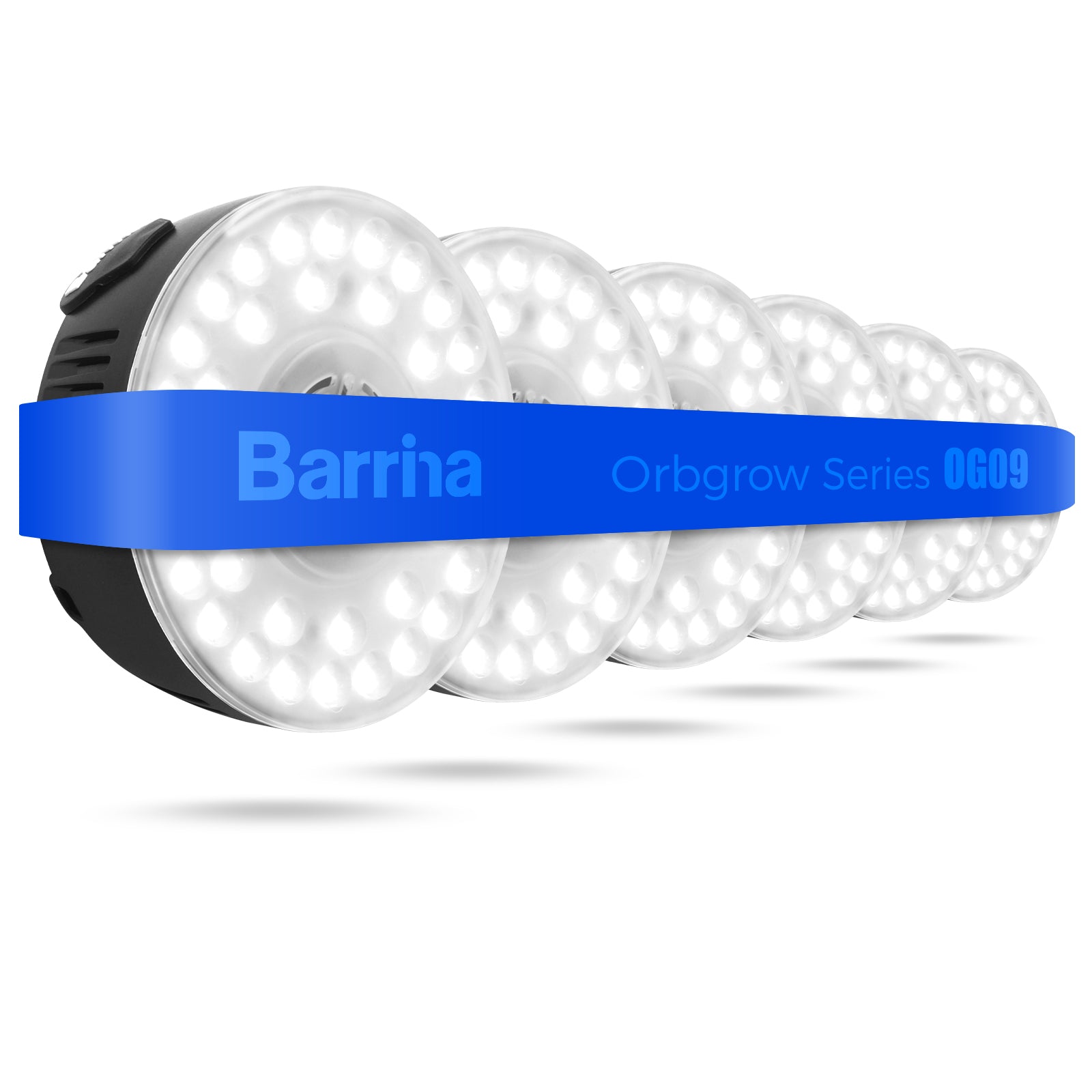 Barrina Orbgrow 9W LED Puck Grow Lights 5000K | Full Spectrum, Magnetic & Linkable | OG09