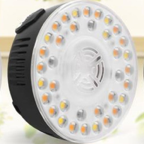Barrina Orbgrow 9W LED Puck Grow Lights | Full Spectrum, Magnetic, Timer, Dimmable & Linkable | OG09