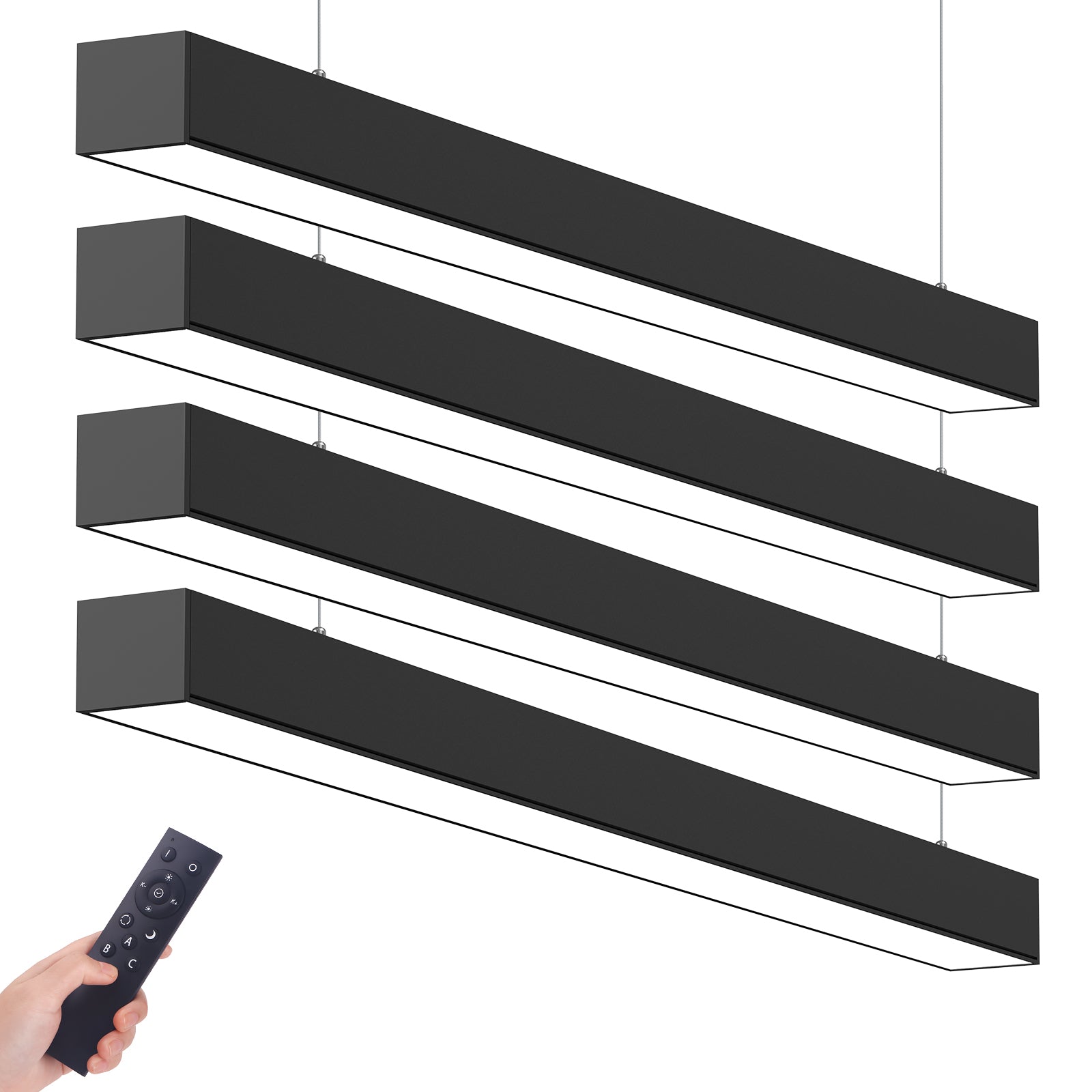 Barrina 7566 Remote Series 2nd-Generation 50W LED Linear Lights 4FT 3000K - 6000K 5800LM | Seamless Connection & Color Changing