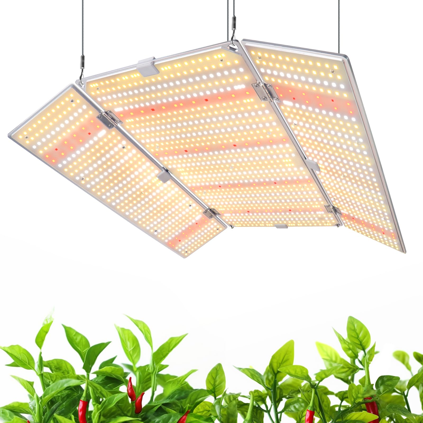 4x4/5x5 LED Grow Light Full Spectrum with IR 480W 1376 LEDs (1 Pack) DF480(M) - Barrina led