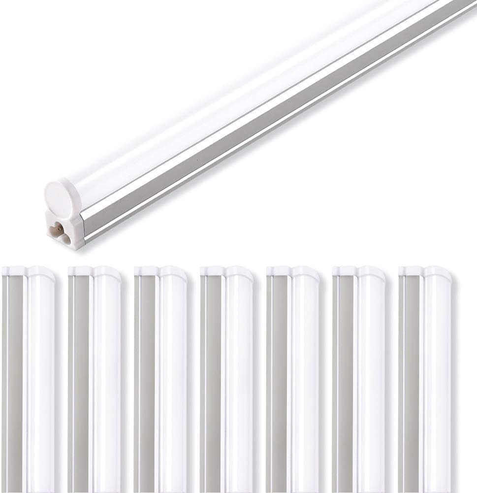 Barrina T5 20W LED Shop Lights 4FT 4000K 2200LM 8 Pack | Linkable & Corded Electric Switch | AAL20