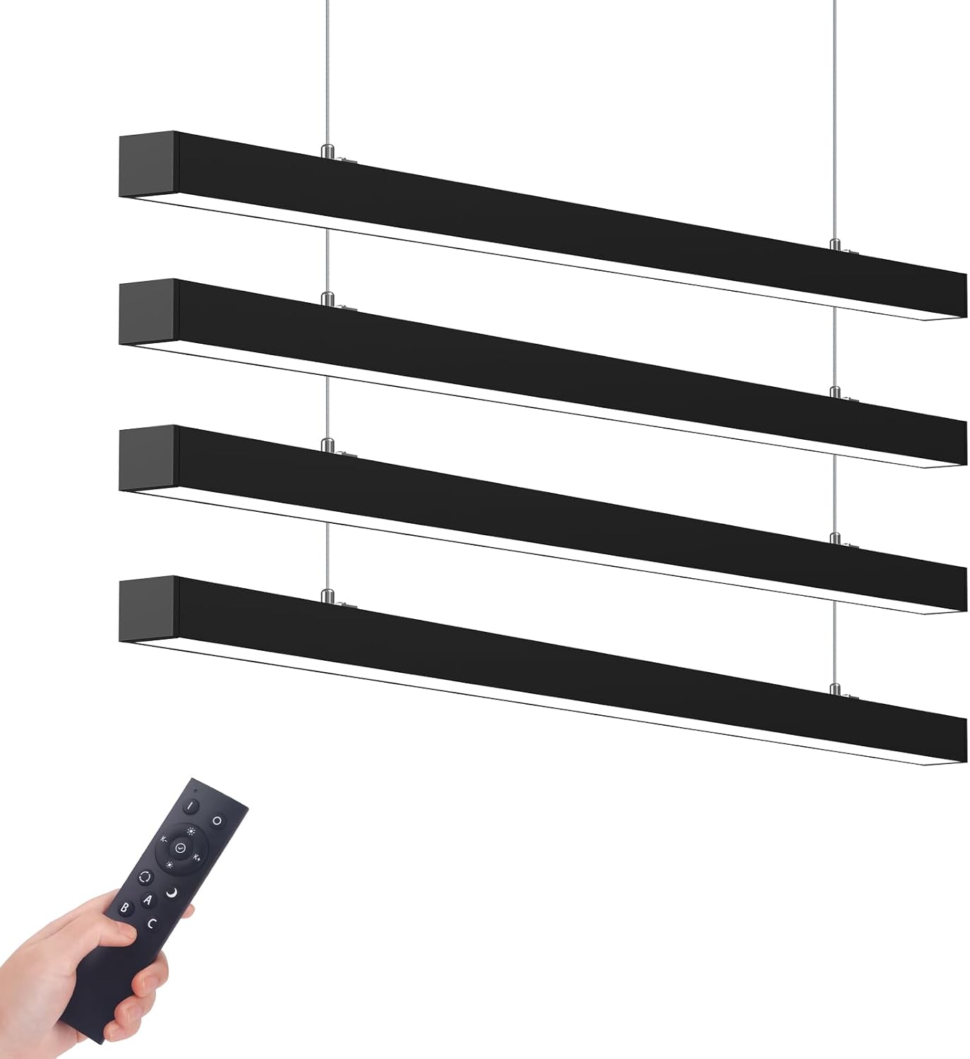 Barrina 4040 Remote Series 3rd-Generation 40W LED Linear Lights 4FT 3000K - 6000K 4000LM | Seamless Connection & Color Changing