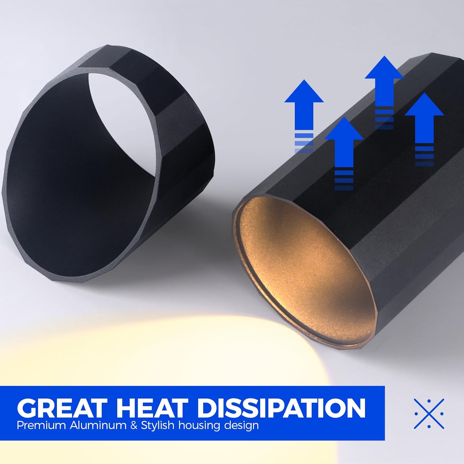 Barrina 5W LED Uplighting Indoor Spotlight 3000K | Detachable & Foot Switch | UL105B