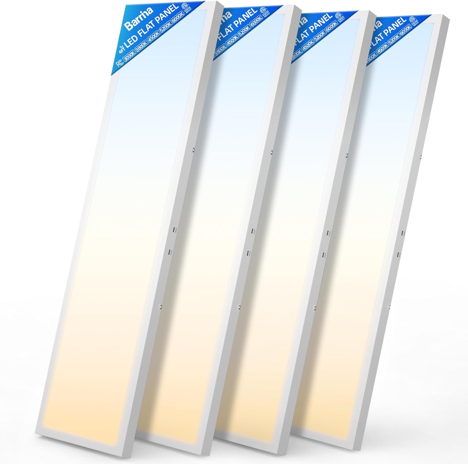 Barrina 72W LED Flat Panel Lights 3000K - 6000k 8640LM | 0-10V Switch & Dimmable | JM-6035