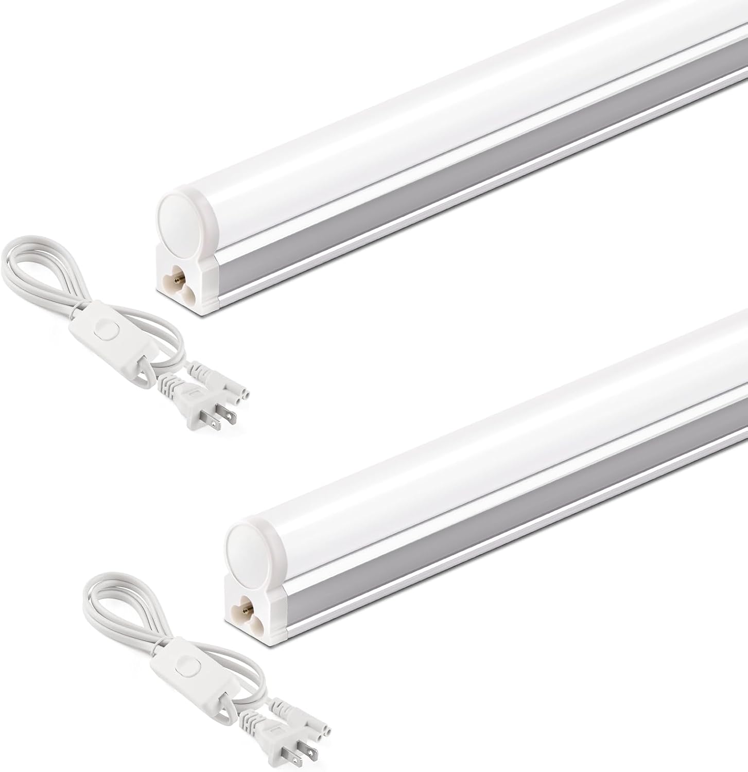 Barrina T5 20W LED Shop Lights 4FT 6500K 2200LM | Linkable & Corded Electric Switch | AAL20