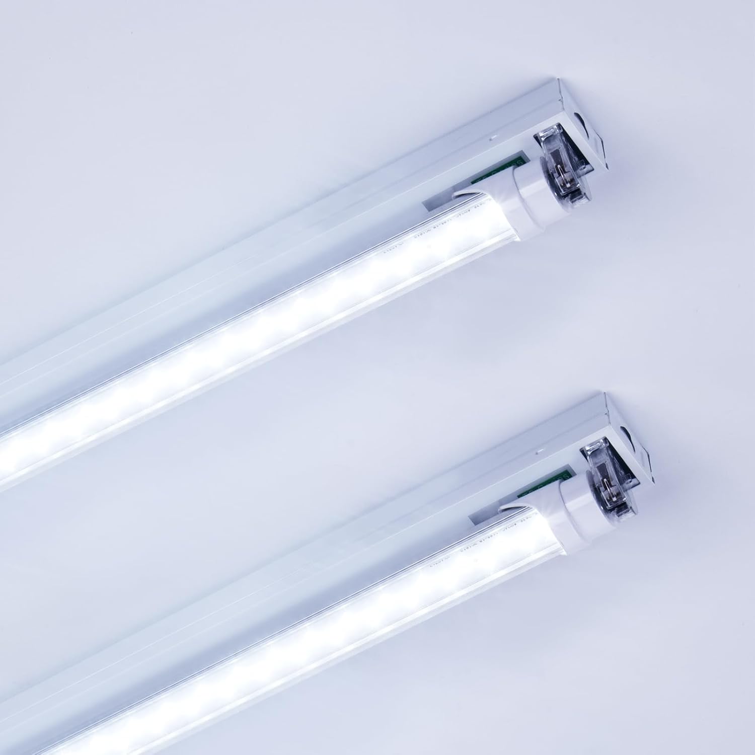 Barrina T8 44W LED Tube Lights 8FT 5000K 5000LM | Replacement for Fluorescent Tubes & CLear Cover | TBX44