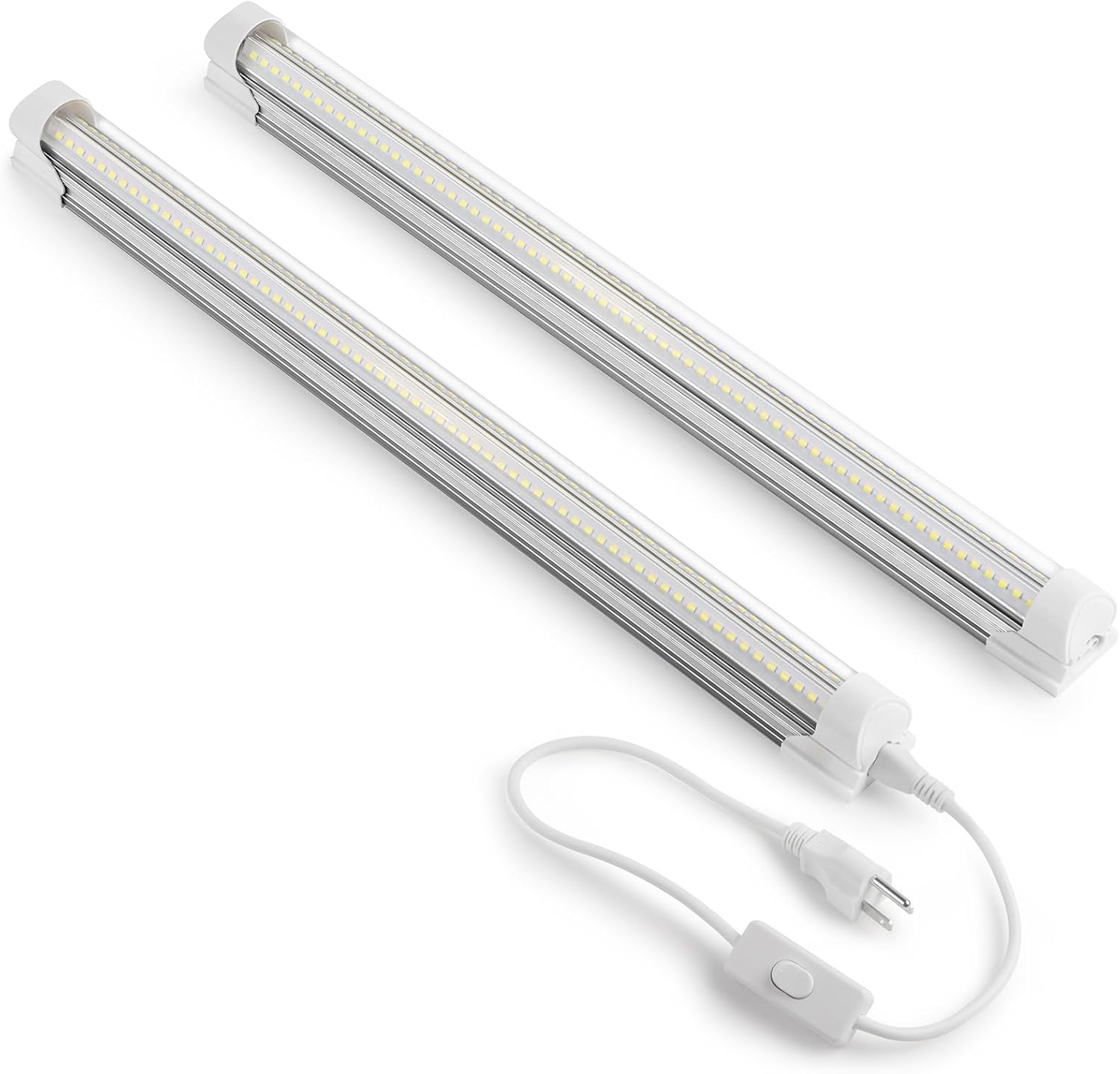 Barrina T8 25W LED Shop Lights 1.5FT 5000K 3450LM | Clear Cover & V Shape Tube | BAD16