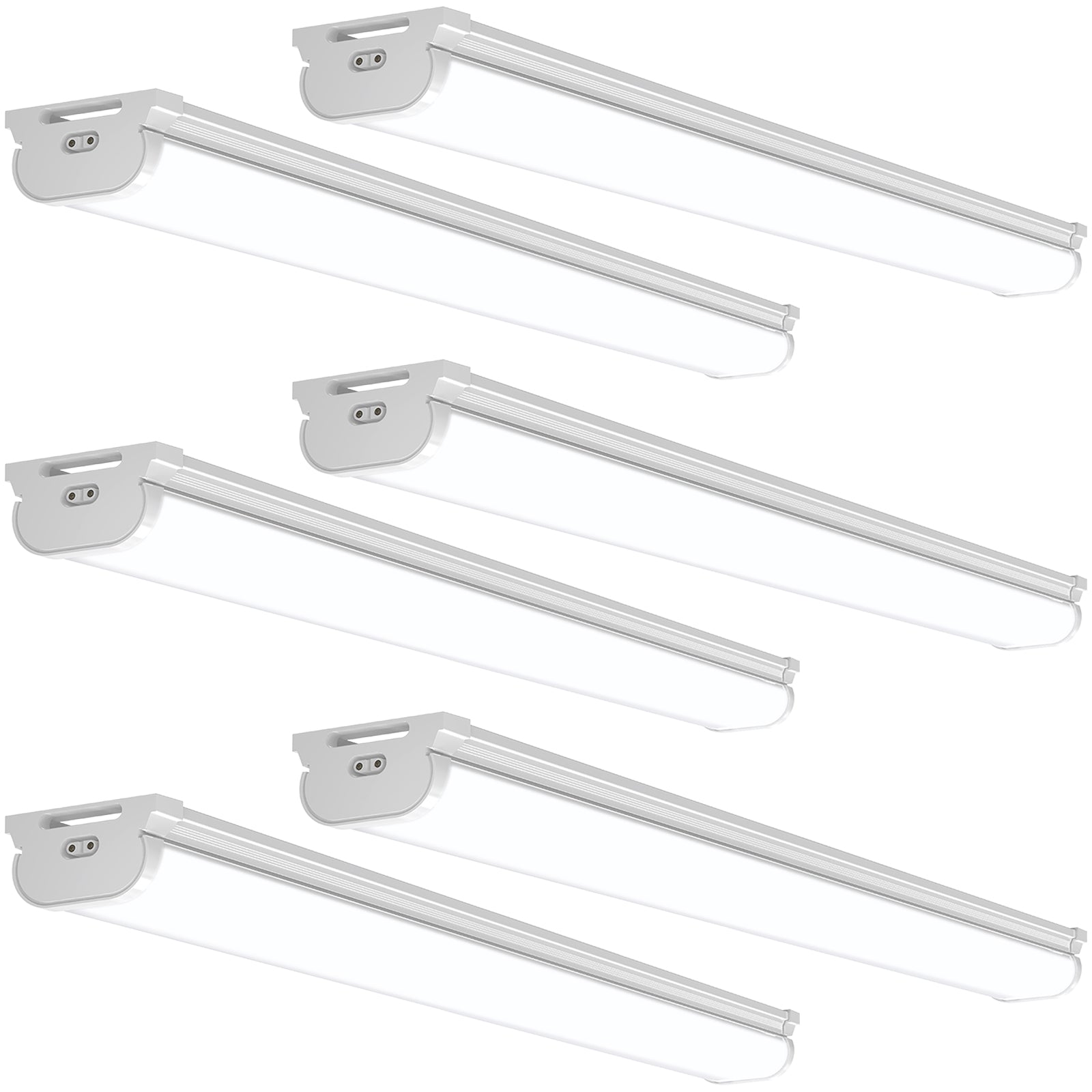 Barrina 45W LED Shop Lights 4FT 6500K 5000LM | Linkable & Frosted Cover | BDL45
