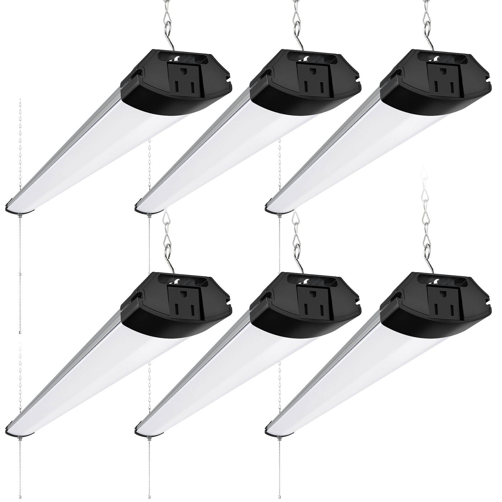 Barrina 84W LED Shop Light 4FT 6500K 10000LM | Hanging & Flush Mount | BS84