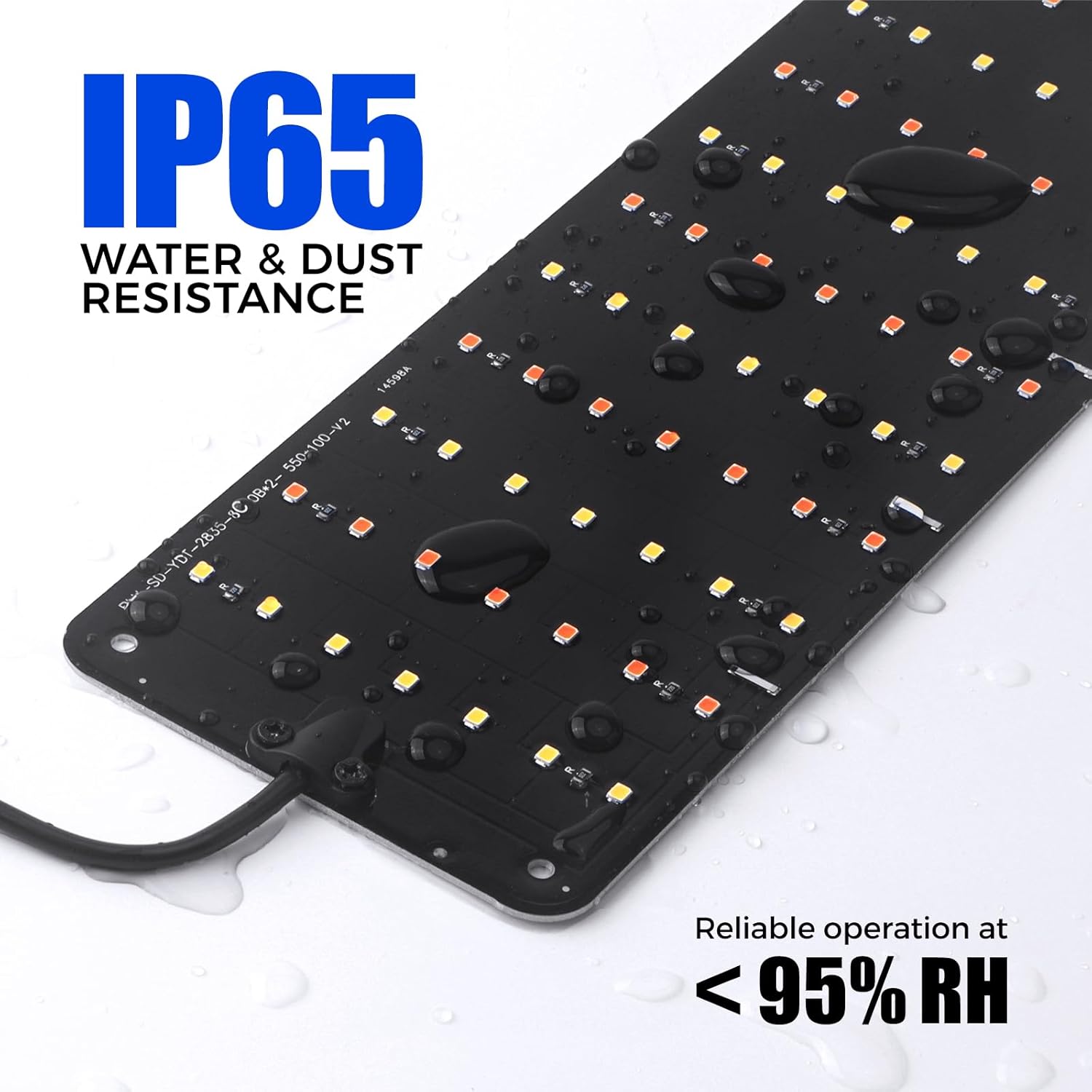 Barrina Indoor Greenhouse with 1-Pack 40W LED Grow Light Panel 3-Spectrum | Full Spectrum, Tent & Timer | DF40