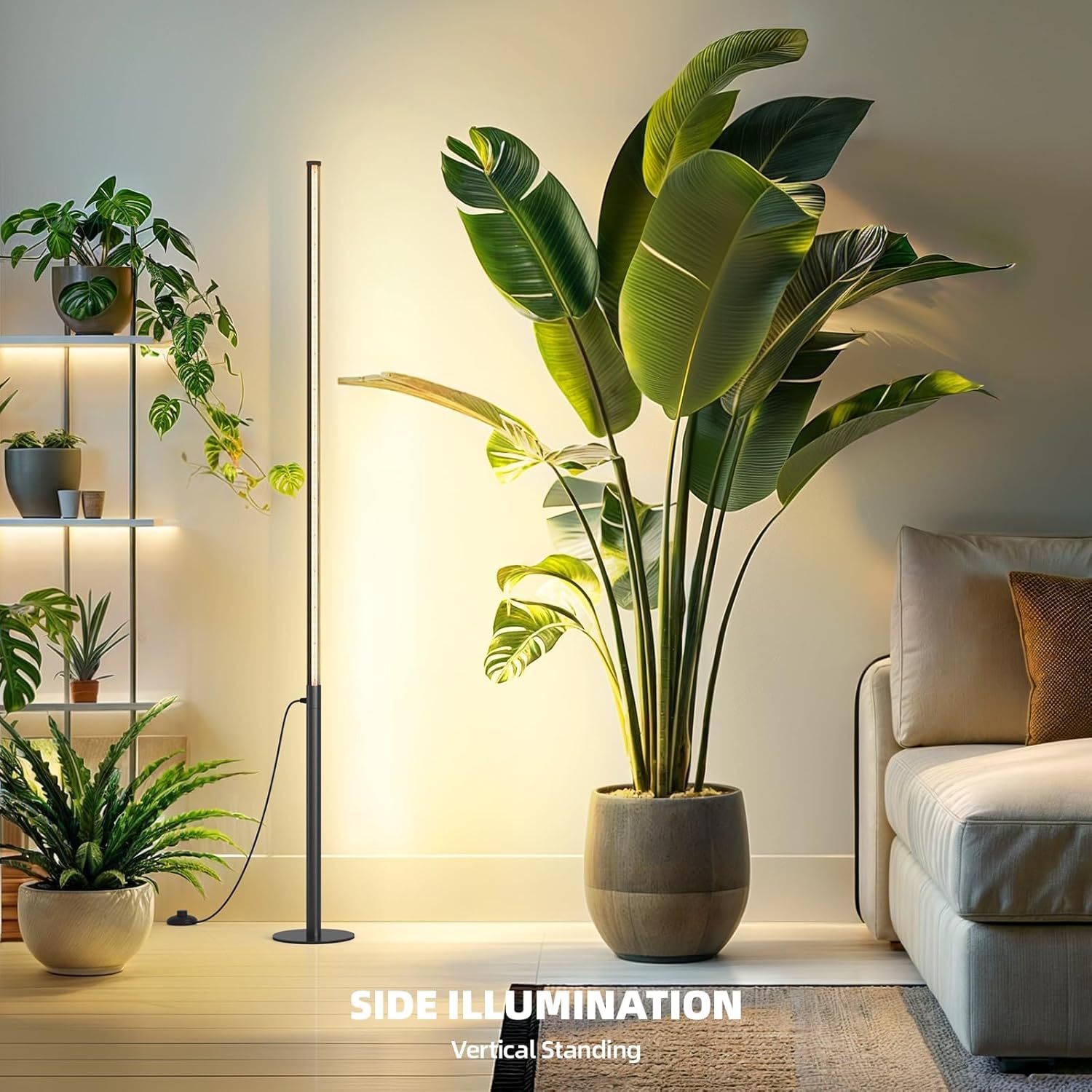 Barrina T10 Pro 42W LED Standing Grow Light 4FT-5.6FT 3000K+6500K+660nm | Timer & Full Spectrum | T1042