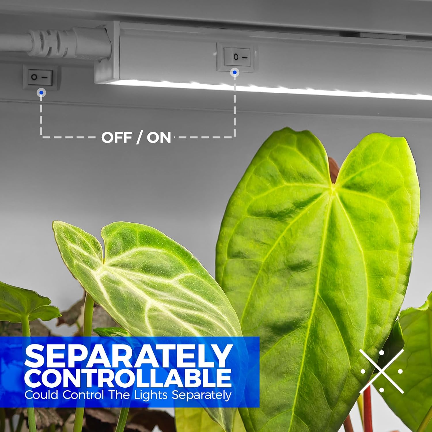 Barrina T5 20W LED Grow Lights 4FT 5000K | Full Spectrum & Linkable | ML20