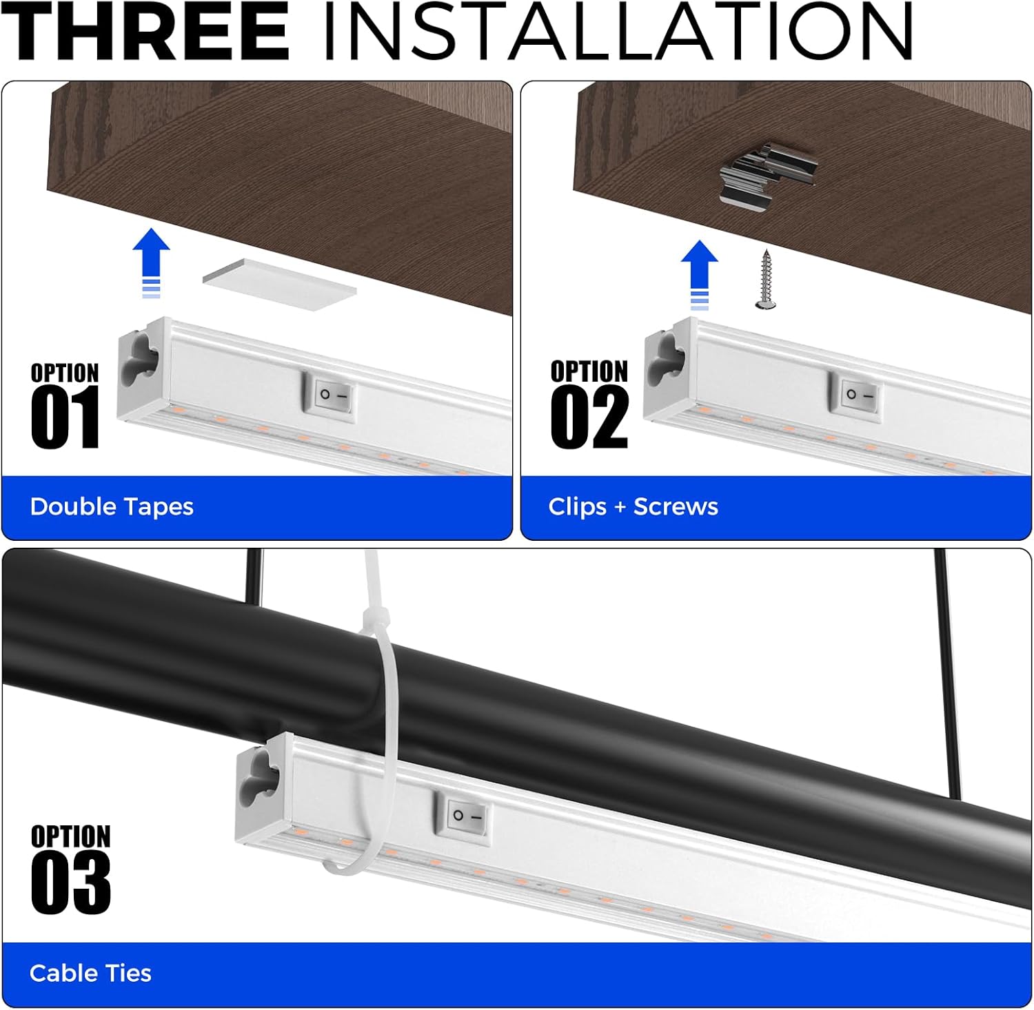 Barrina T5 16W LED Grow Lights 3FT Pinkish White | Full Spectrum & Linkable | MI16