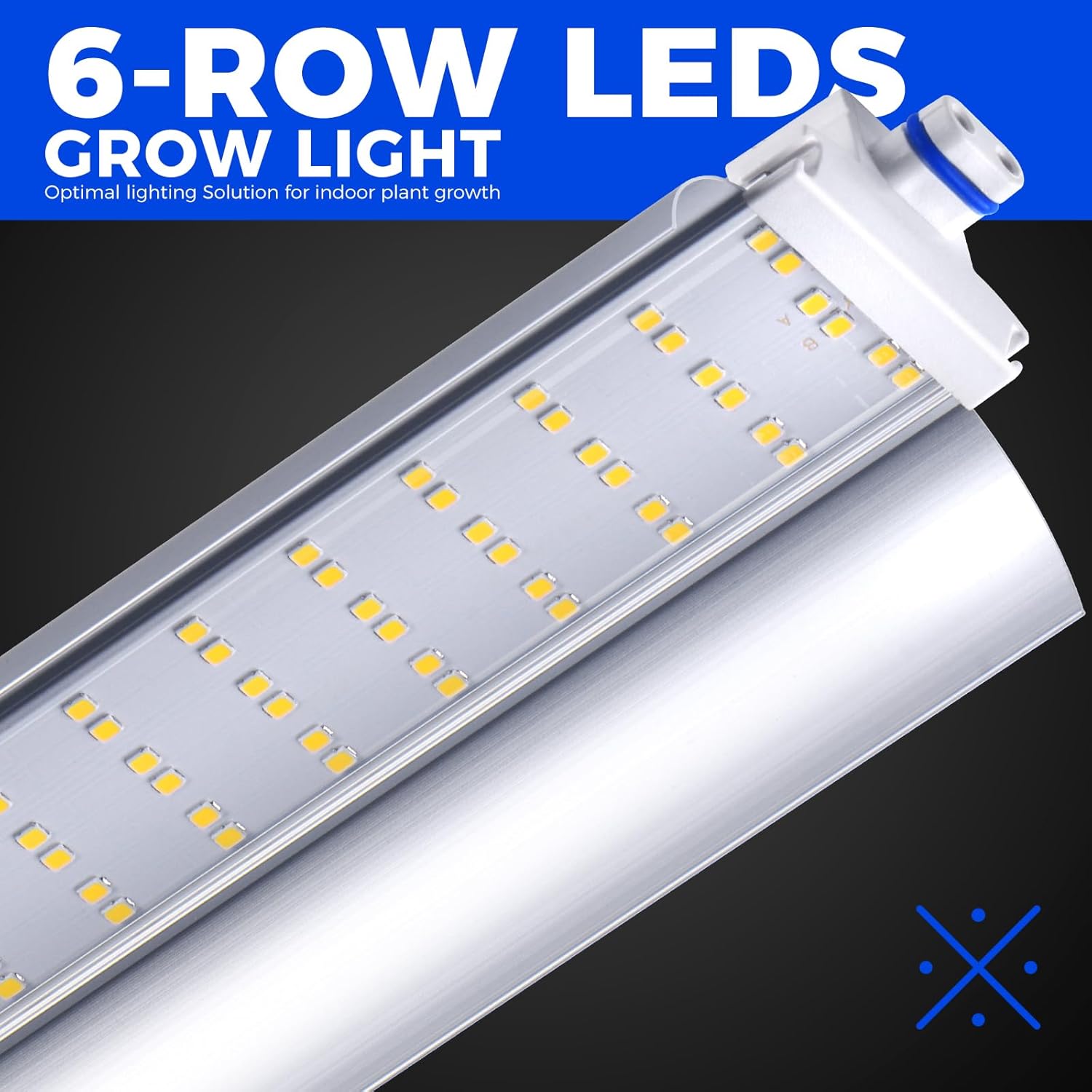 Barrina 4-Tier Plant Stand with 3-Pack T5 36W LED Grow Lights 3FT 5000K | Full Spectrum, Tent & Timer | WI36