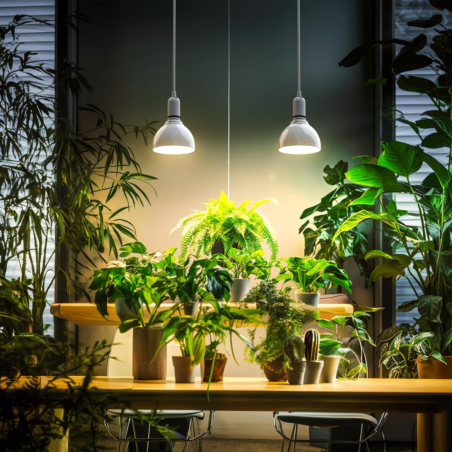 Barrina PAR38 25W LED Grow Light Bulb Yellow Light | Full Spectrum, Hanging & Timer | TB25