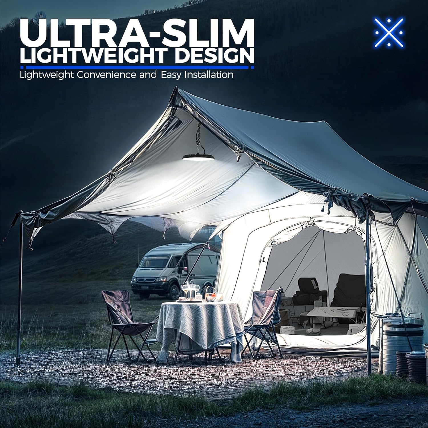 Barrina 150W UFO LED High Bay 5000K 21000LM | 6000V Surge Protection & IP65 Waterproof | BH150