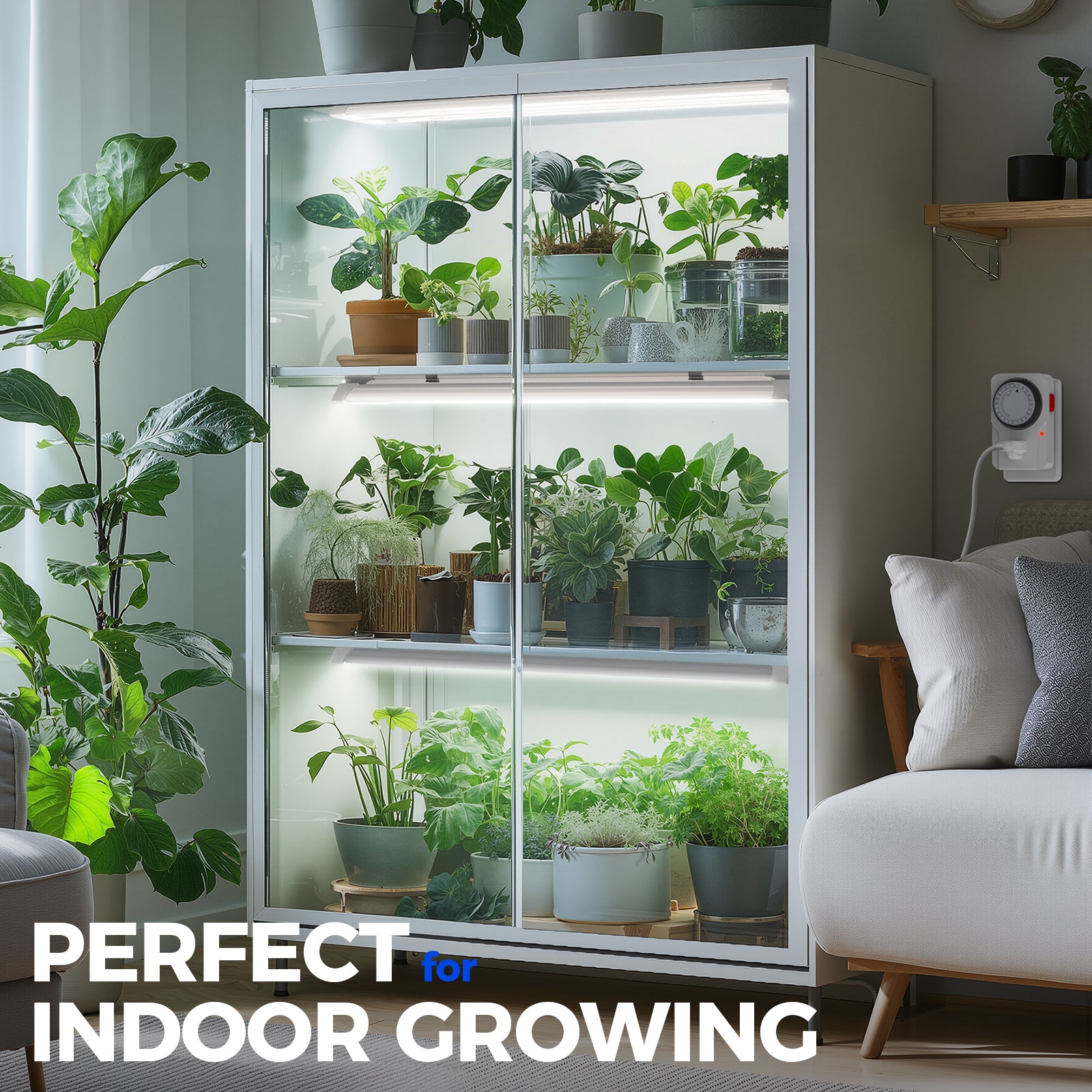 Barrina TX36 36W LED Grow Lights 2FT 5000K | Full Spectrum & Linkable | TXAL36