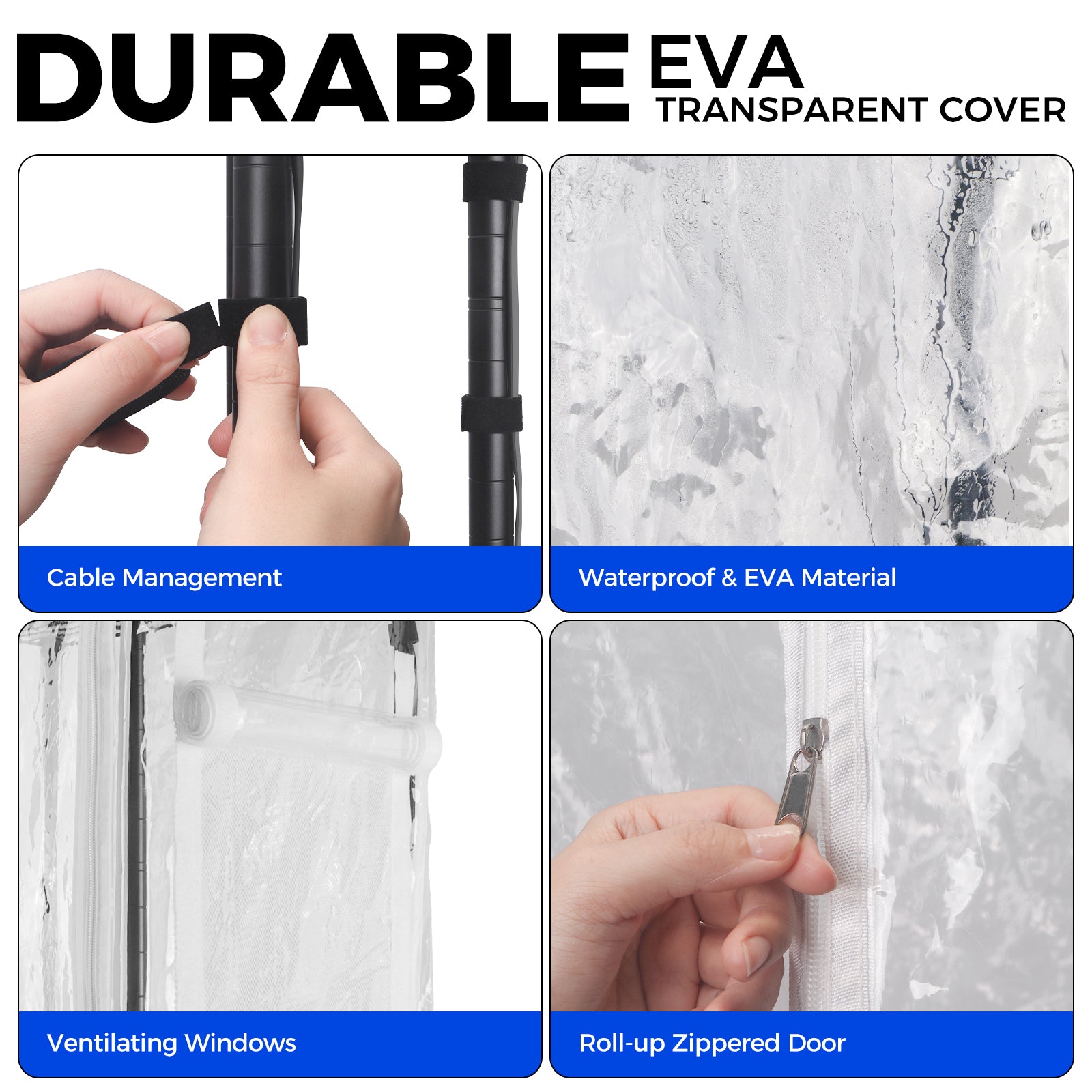 Barrina 4-Tier Plant Stand with 4-Pack 10W Grow Lights Panels 3 Spectrums | Full Spectrum, Tent & Timer | CX83Z