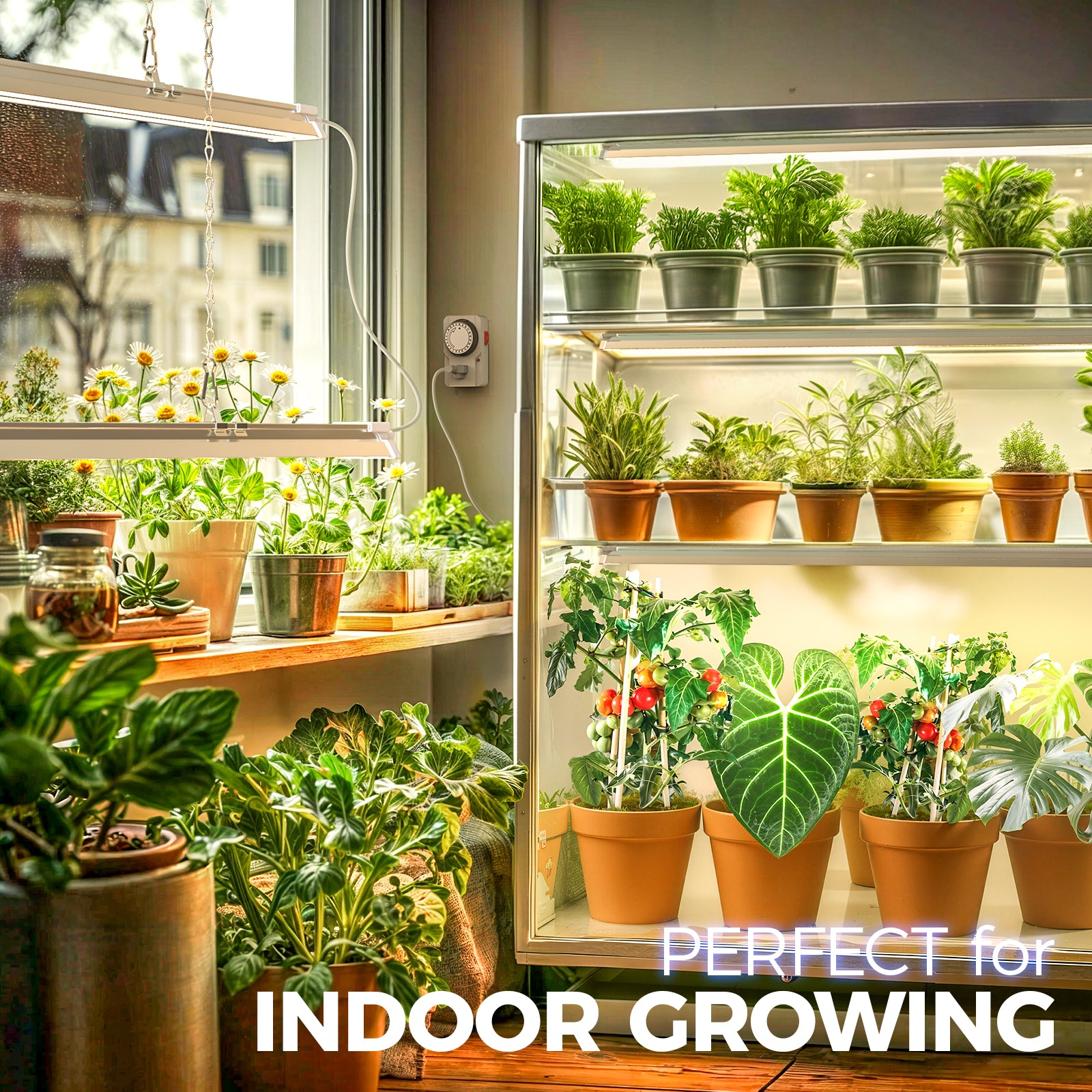 Barrina TX60 60W LED Grow Lights 4FT 3000K+6500K+660nm | Full Spectrum & Linkable | TXPL60