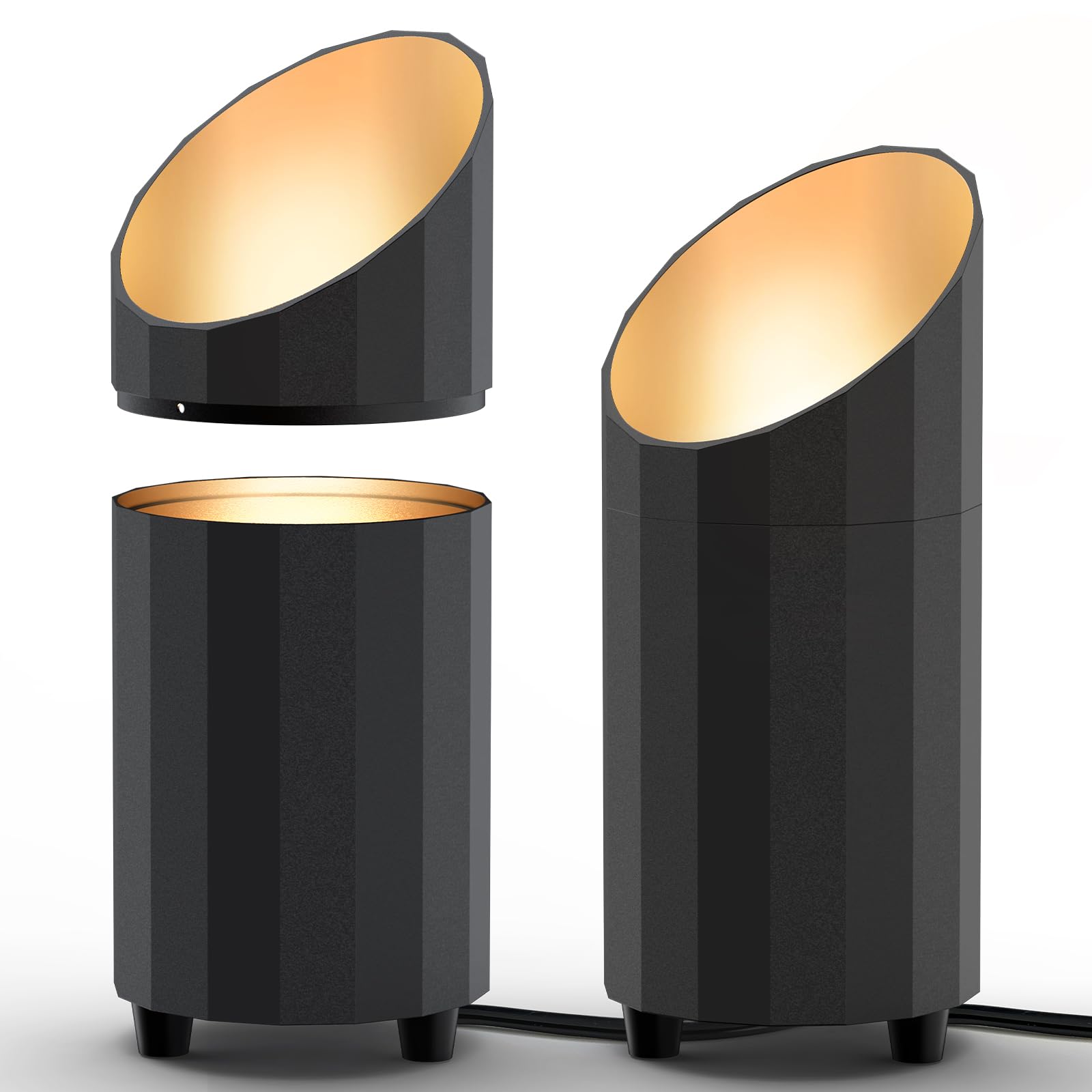 Barrina 5W LED Uplighting Spotlight 2700K 2 Pack | Detachable & Foot Switch | UL1B07