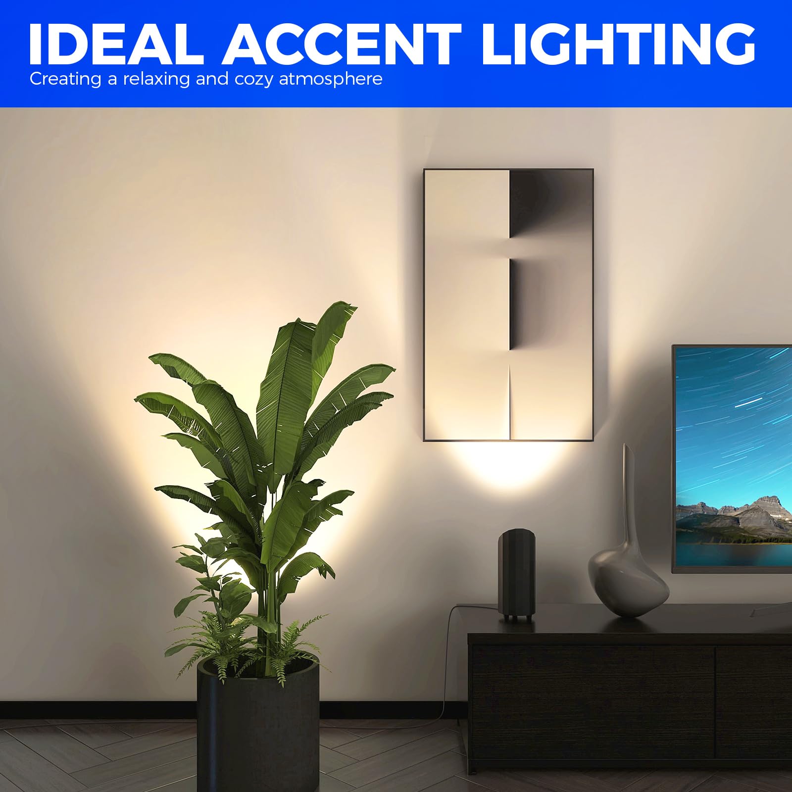 Barrina 5W LED Uplighting Spotlight 2700K | Detachable & Foot Switch | UL1B07