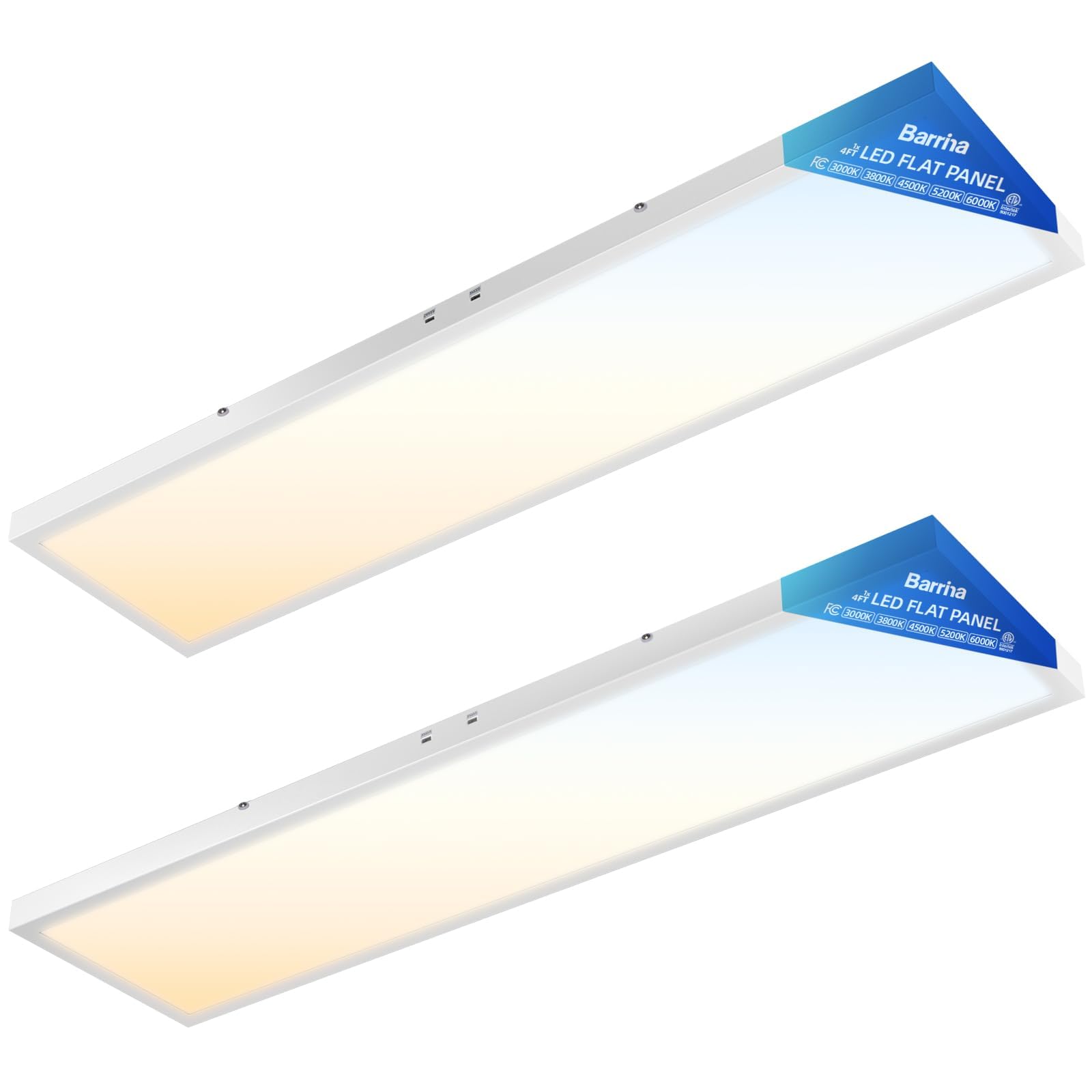 Barrina 72W LED Flat Panel Lights 3000K - 6000k 8640LM | 0-10V Switch & Dimmable | JM-6035