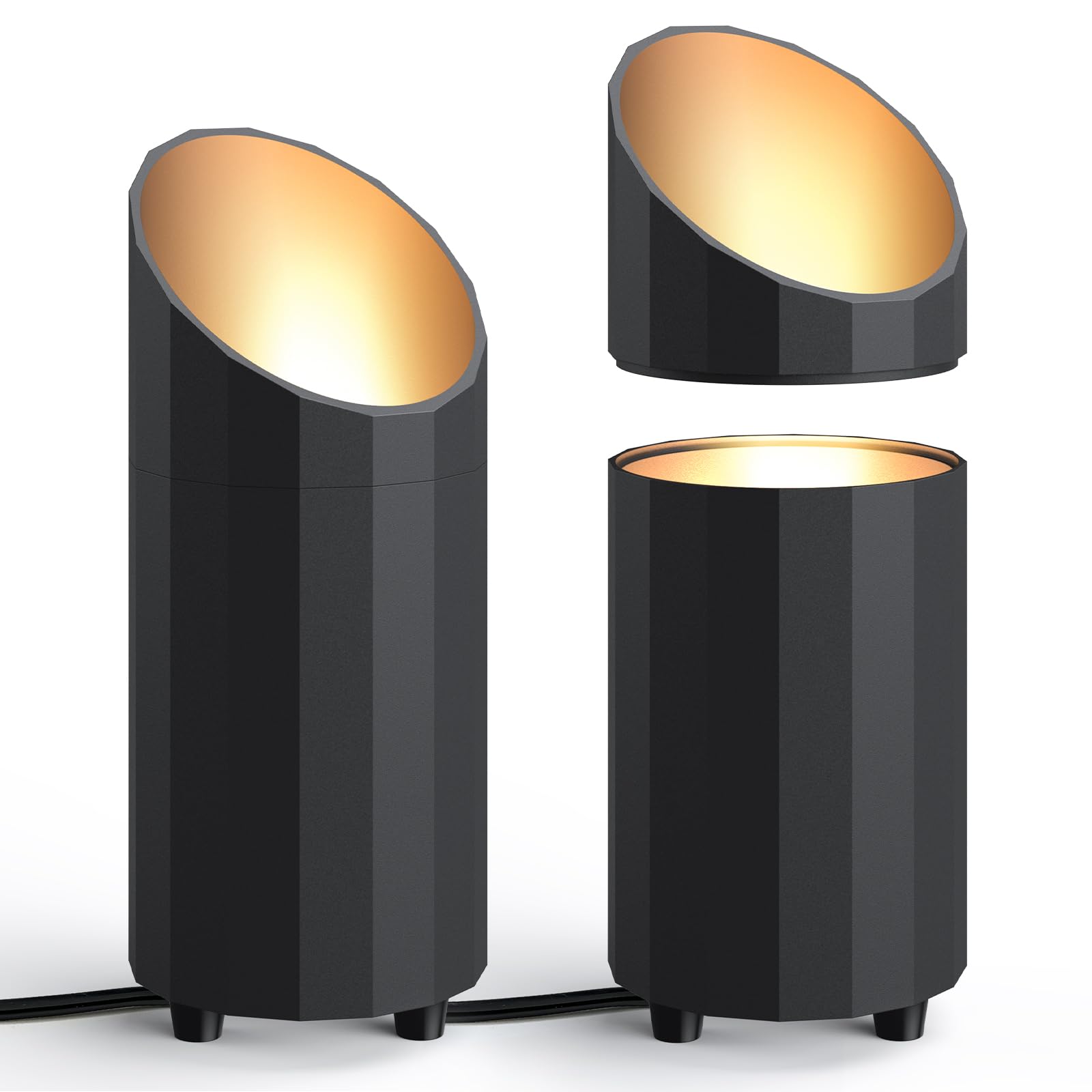 Barrina 5W LED Uplighting Indoor Spotlight 3000K 2 Pack | Detachable & Foot Switch | UL105B