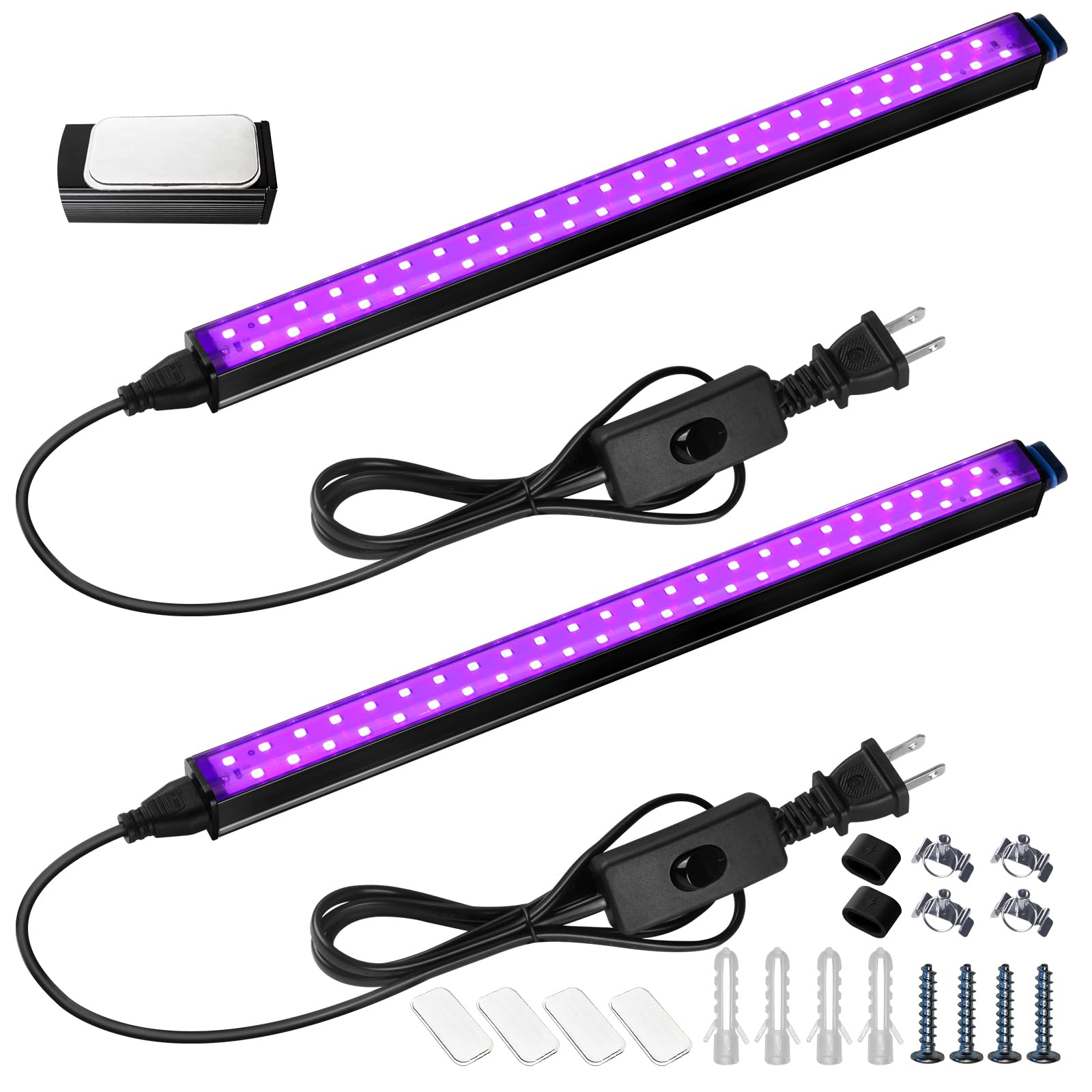 Barrina T5 10W LED UV Black Lights 1FT | Magnetic Installation \u0026 Linka, image size:1600x1600