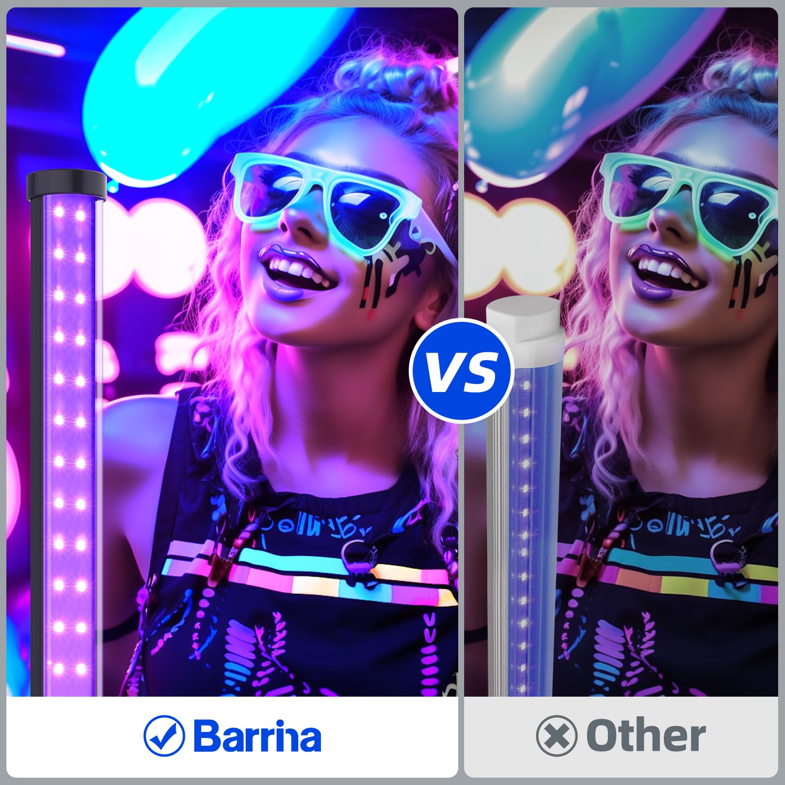Barrina T10 14W LED Standing UV Black Lights 1FT | 385-400nm Ultraviolet Wavelength | T1014