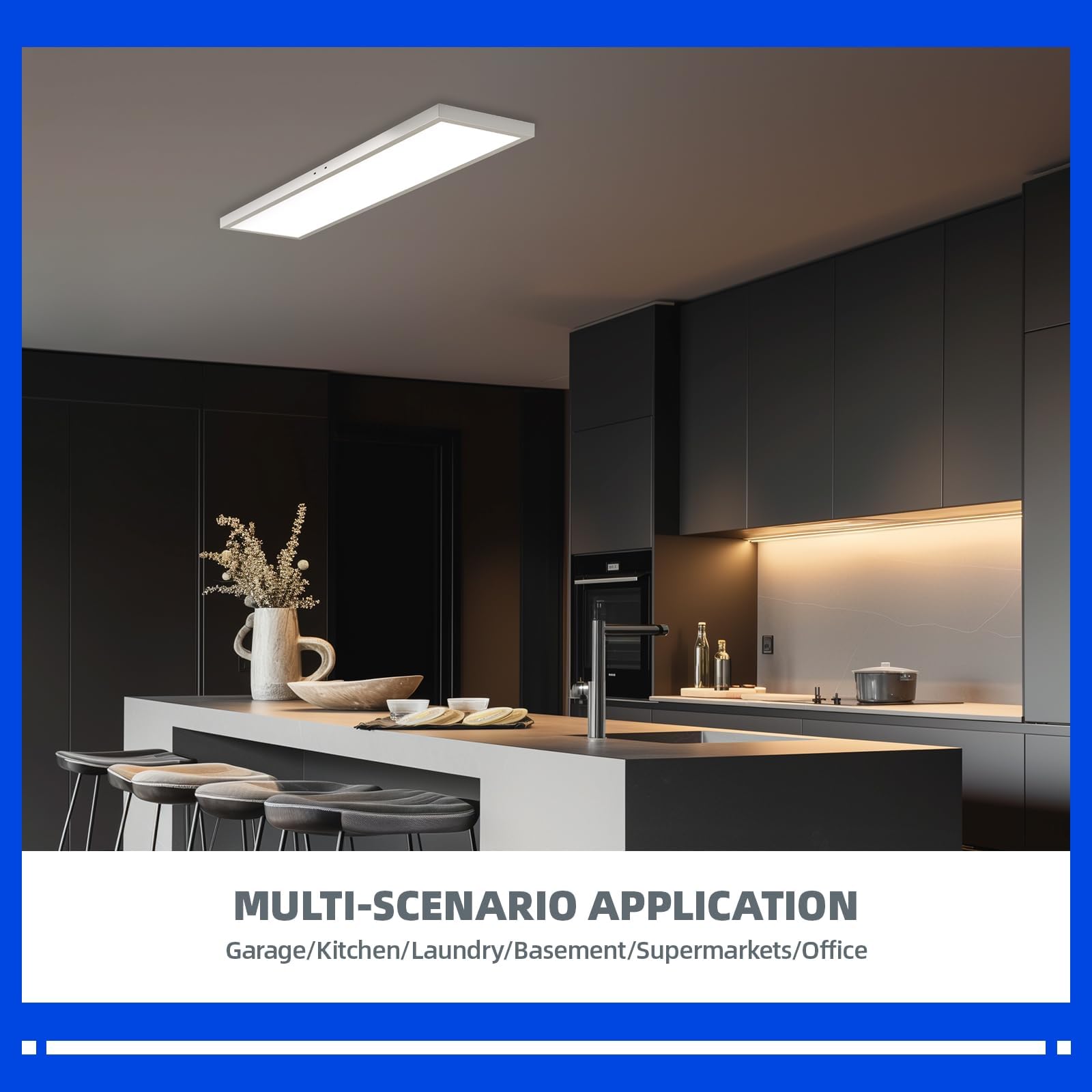 Barrina 72W LED Flat Panel Lights 3000K - 6000k 8640LM | 0-10V Switch & Dimmable | JM-6035