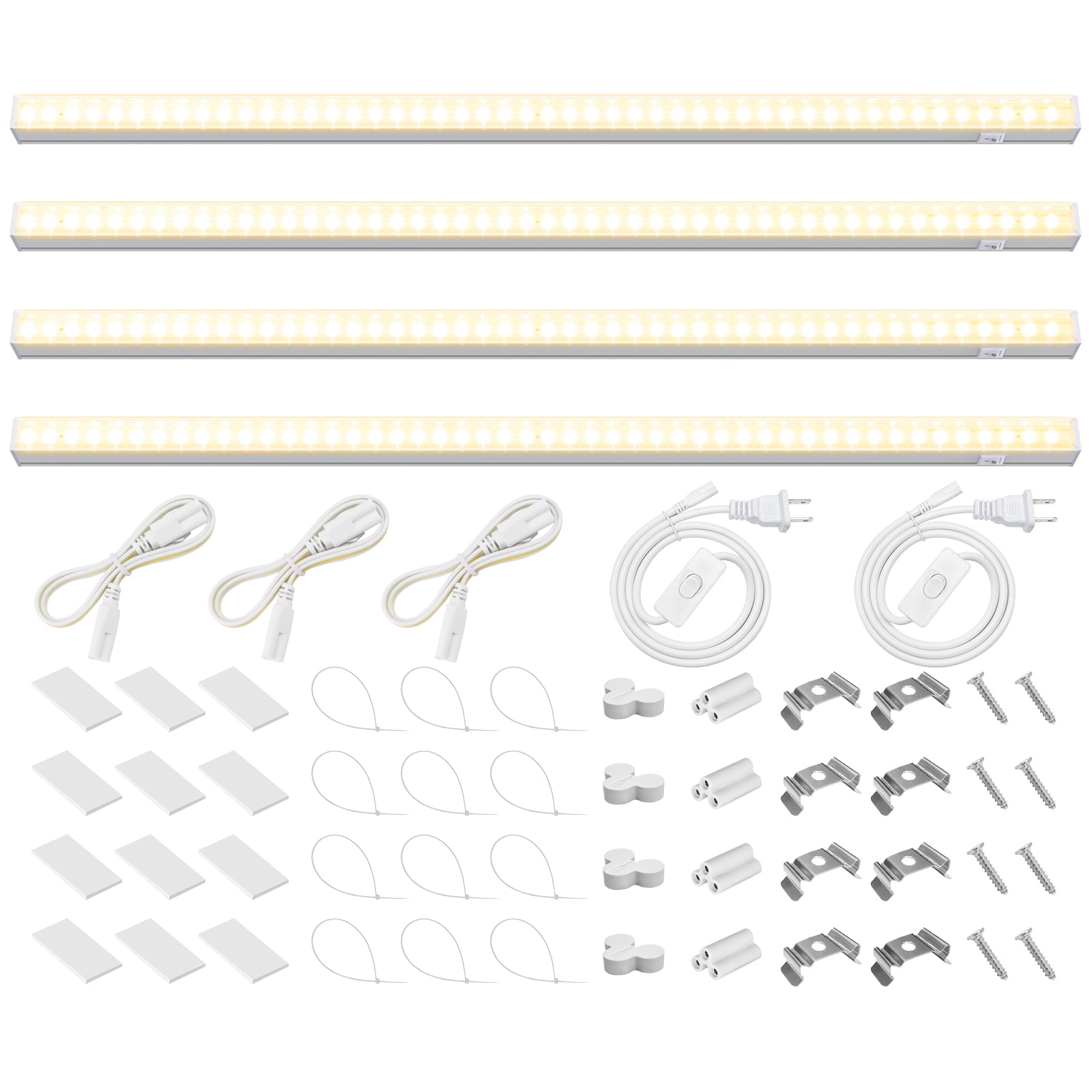 Barrina T5 10W LED Grow Light 2FT Yellow Light 4 Pack | Linkable | MF10
