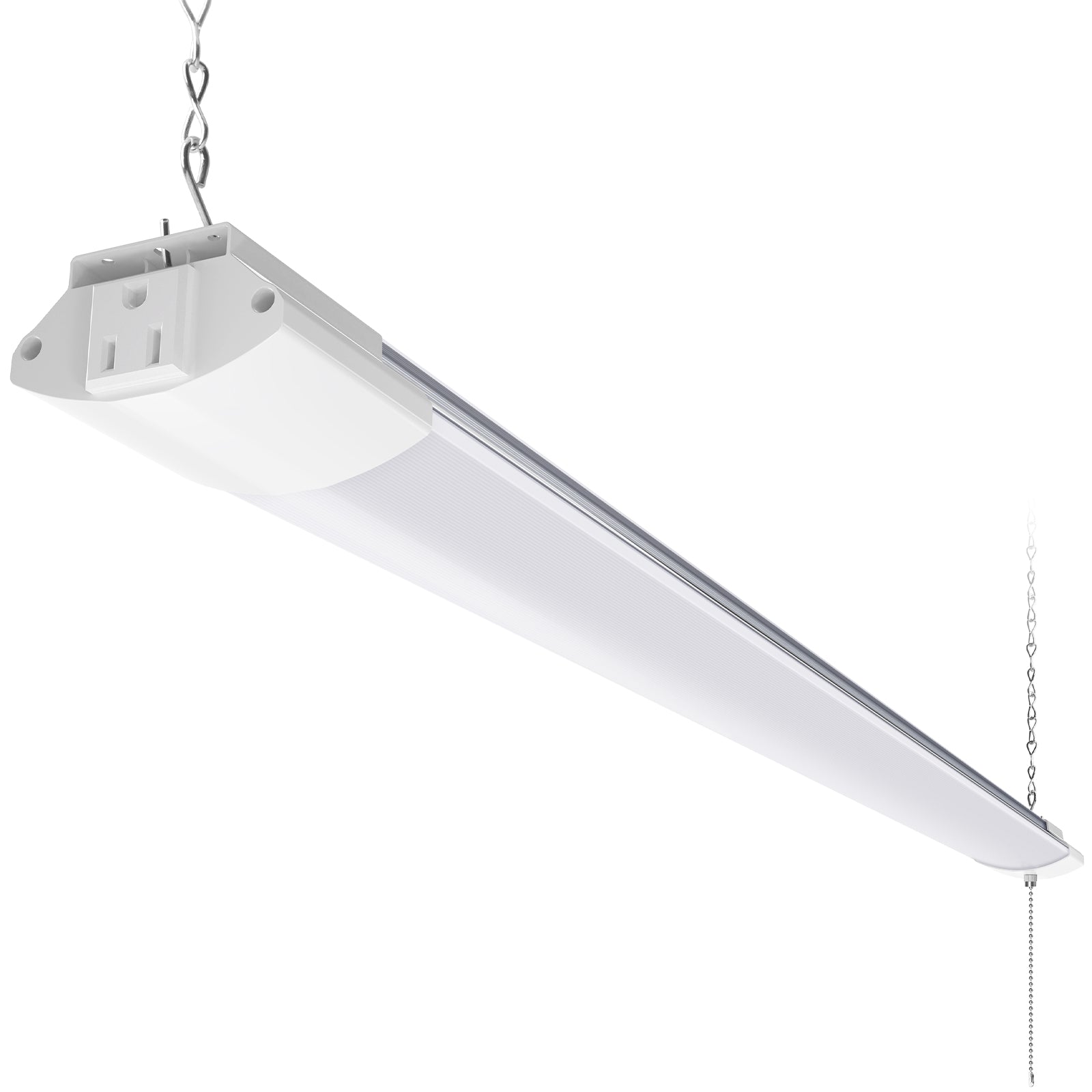 Barrina 84W LED Shop Lights 4FT 5000K 10000LM | Hanging, Linkable & Power Plug Cords | BS84