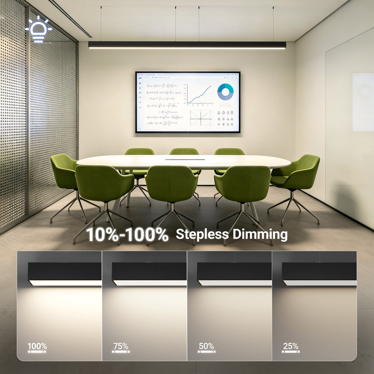 Barrina 9975 Remote Series 4nd-Generation 60W LED Linear Lights 4FT 3000K - 6000K 5900LM | Seamless Connection & Color Changing