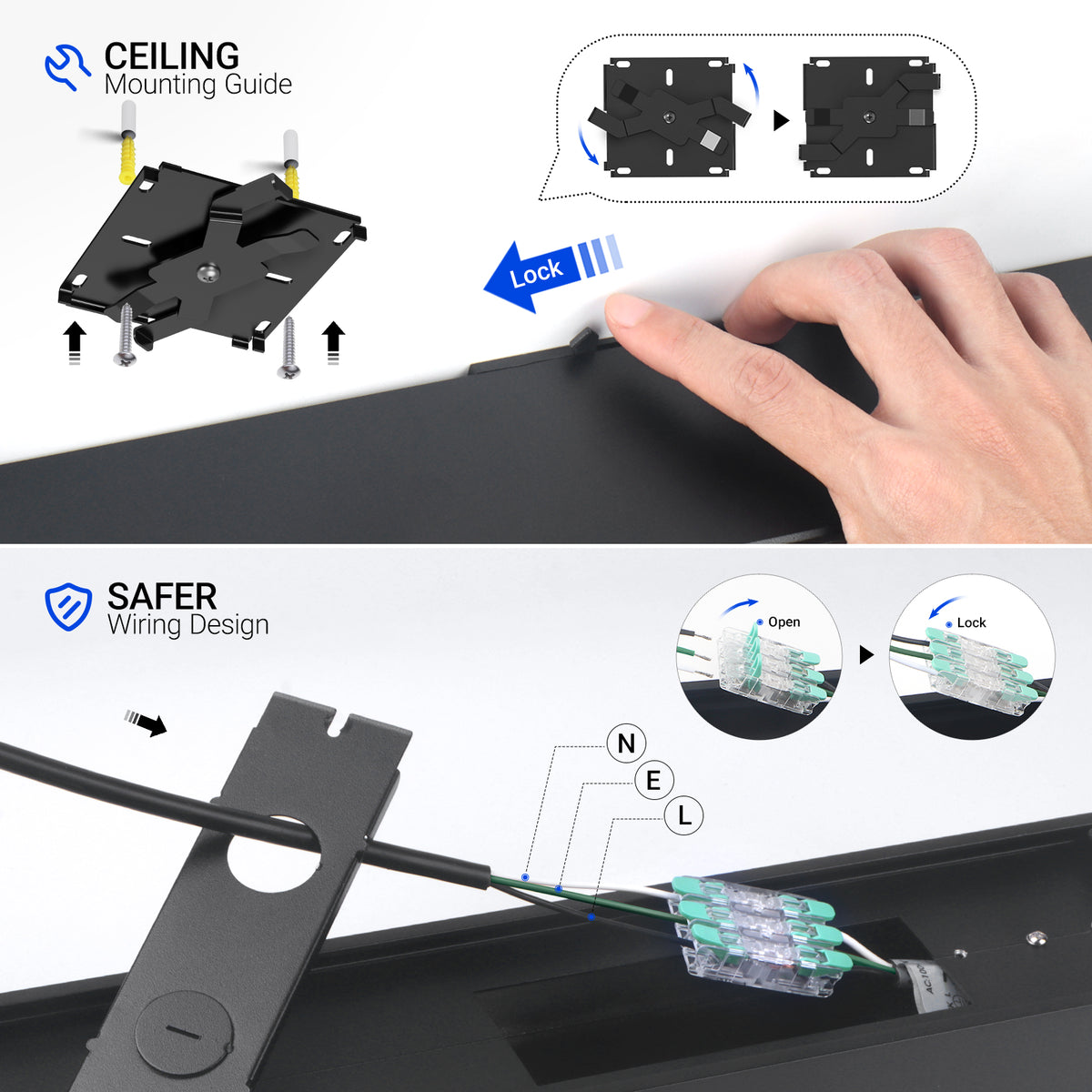 Barrina 9975 Remote Series 4nd-Generation 60W LED Linear Lights 4FT 3000K - 6000K 5900LM | Seamless Connection & Color Changing