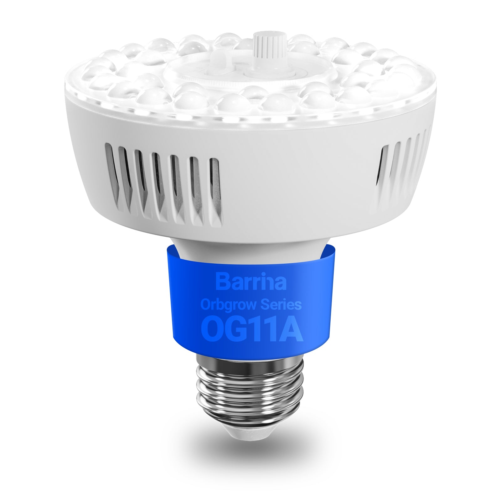 Barrina Orbgrow 11W LED Grow Light Bulb 5000K | Full Spectrum, Dimmable, Timer & E26 Base | OG11A (White)