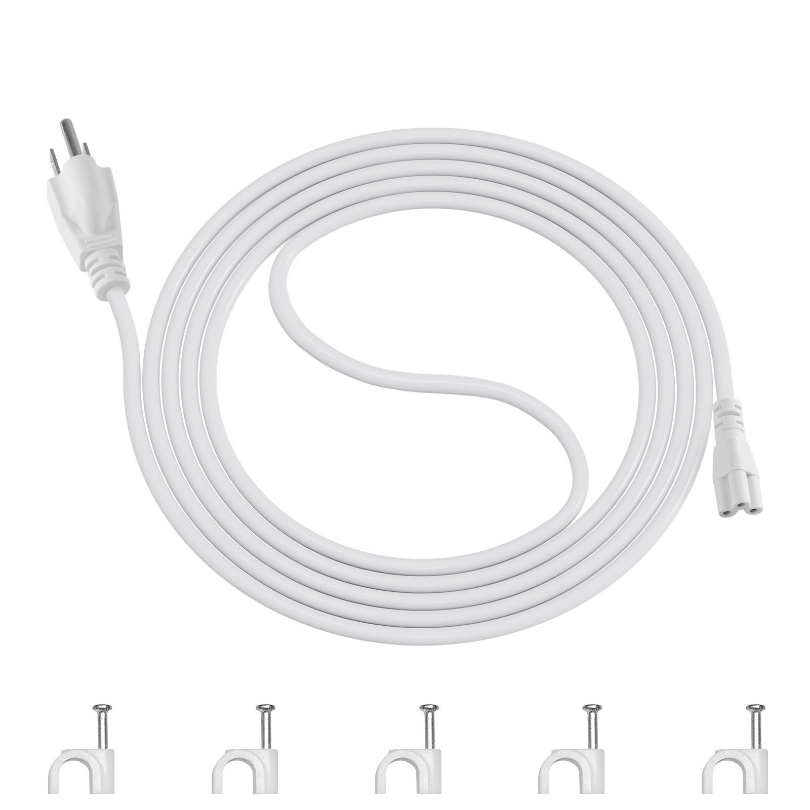 Power Extension Cords for T8 & TX-S Grow Lights | 3 Prong Plug