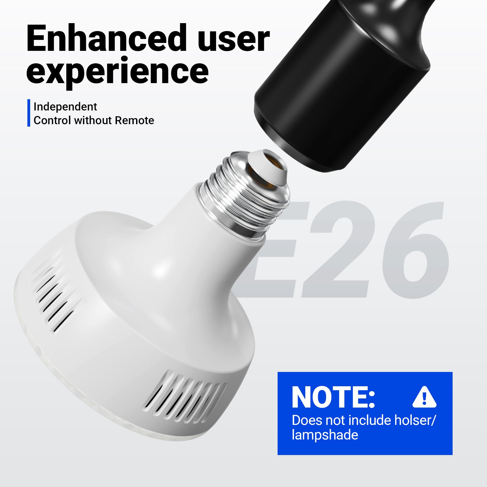 Barrina Orbgrow 11W LED Grow Light Bulbs 5000K | Full Spectrum, Dimmable, Timer & E26 Base | OG11A (White)